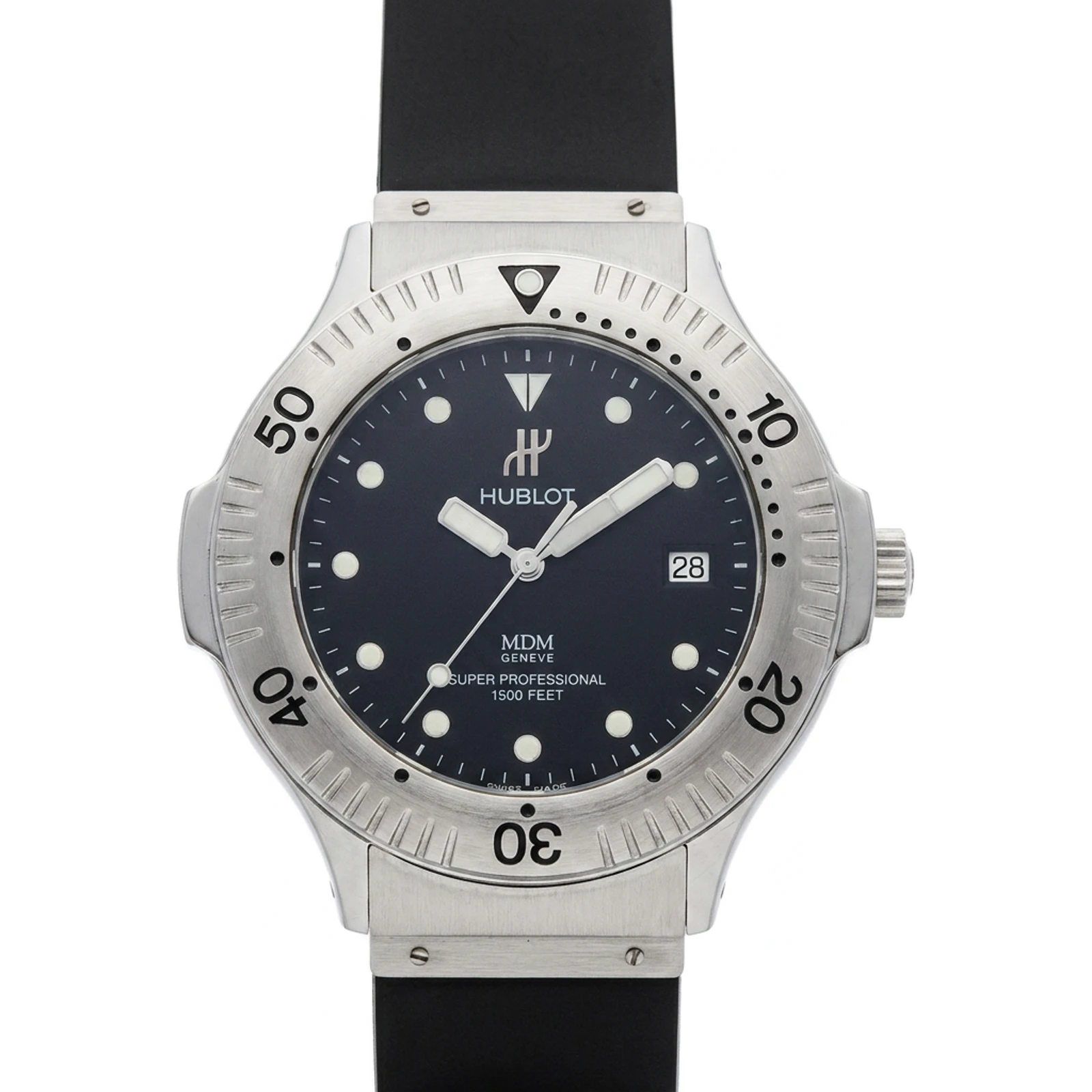 Hublot Super Professional 1850.140.1 - Edelstahl/Kautschuk - Automatik
