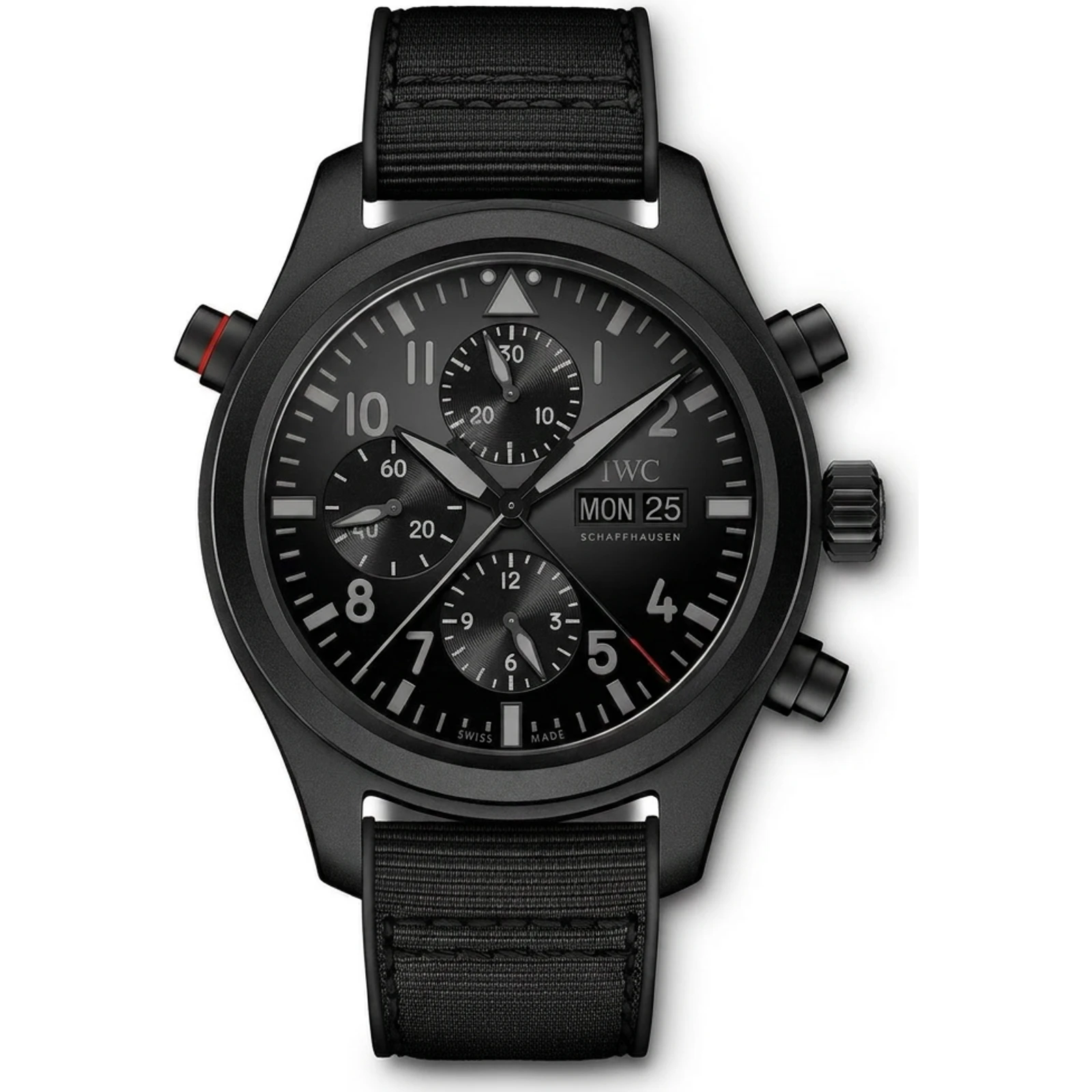 IWC Pilot's Watch Double Chronograph Top Gun 3718