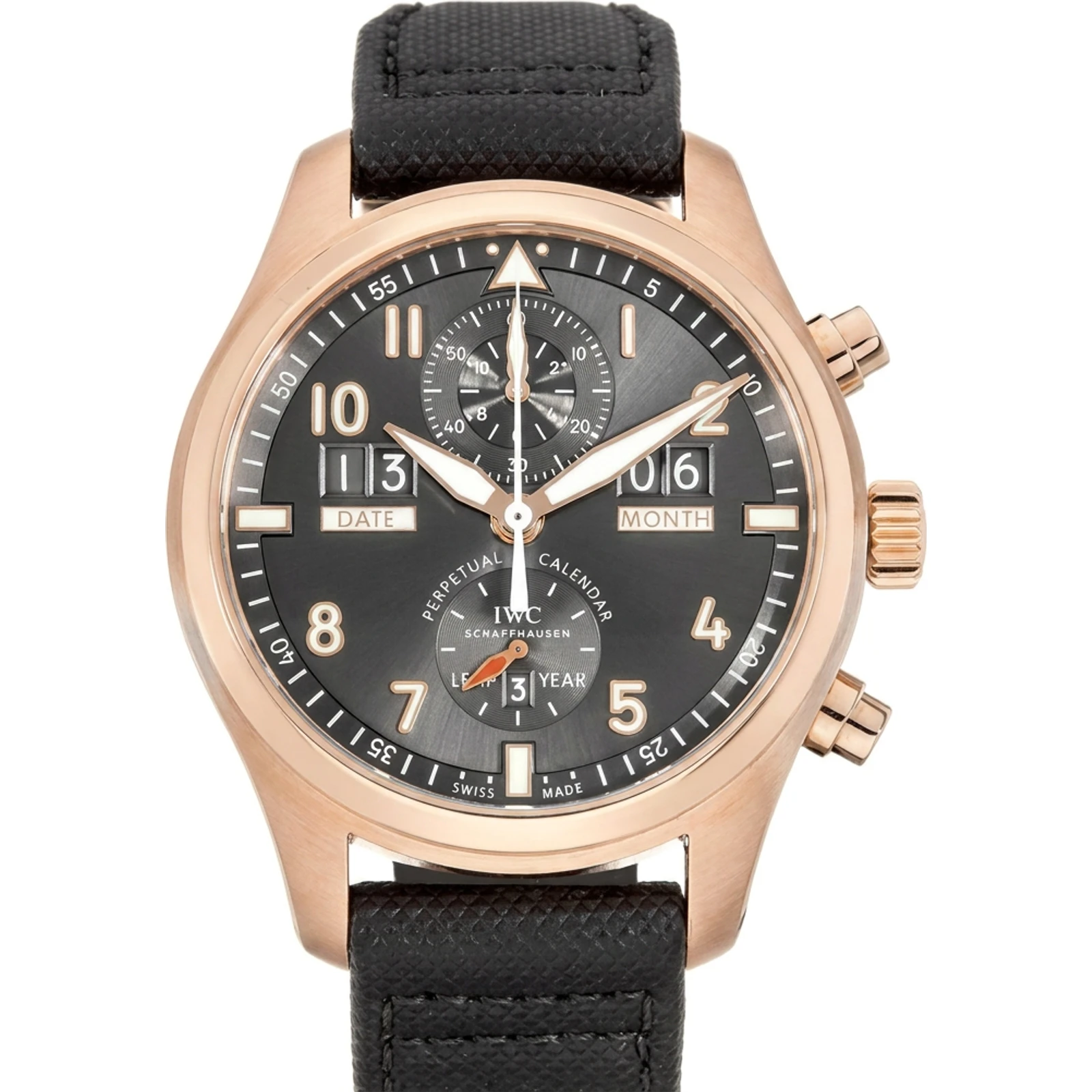 IWC Pilot Spitfire Perpetual Calendar Digital Date-Month IW379103