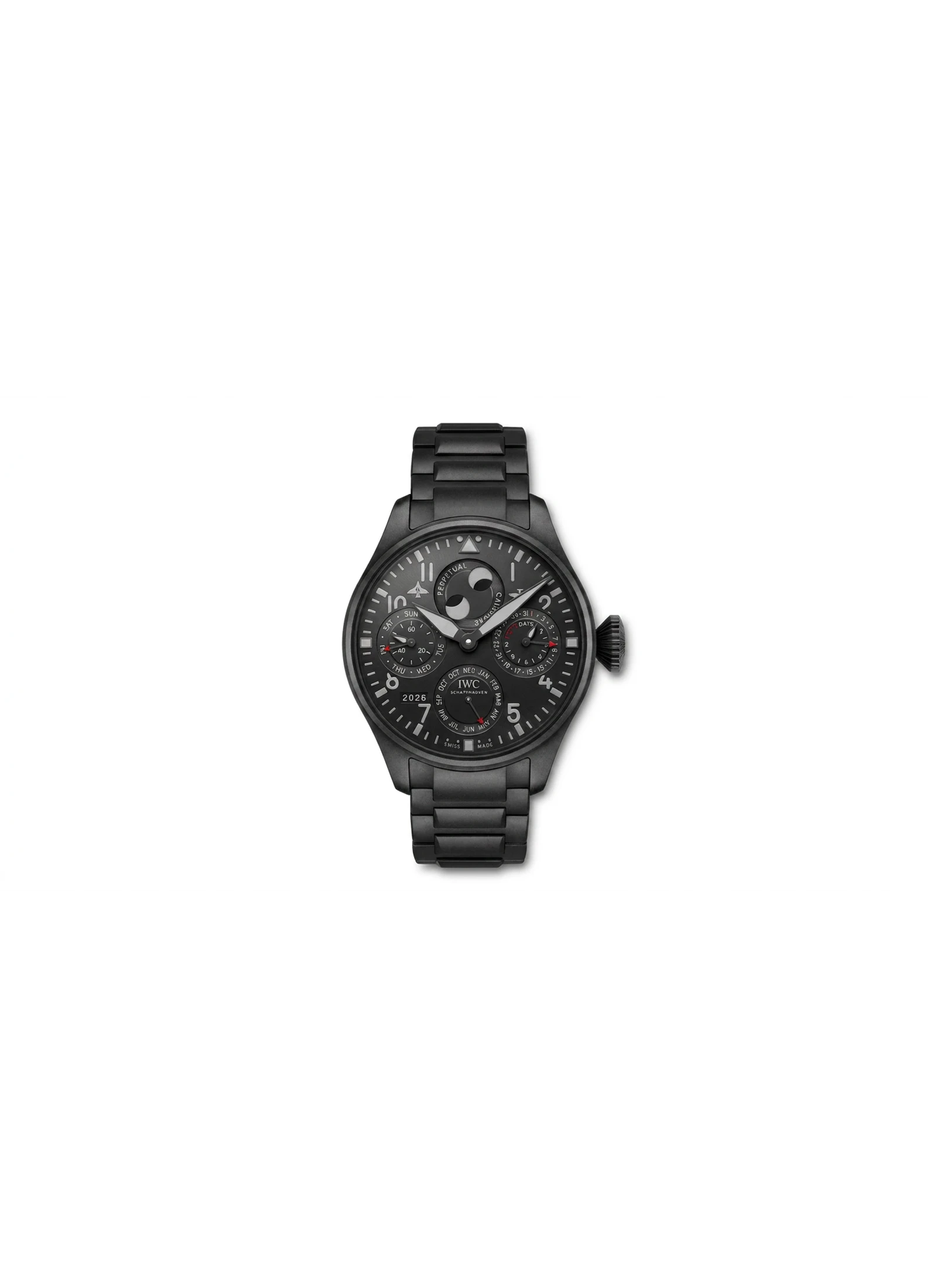 IWC Big Pilot's Watch Perpetual Calendar TOP GUN Ceratanium IW503604