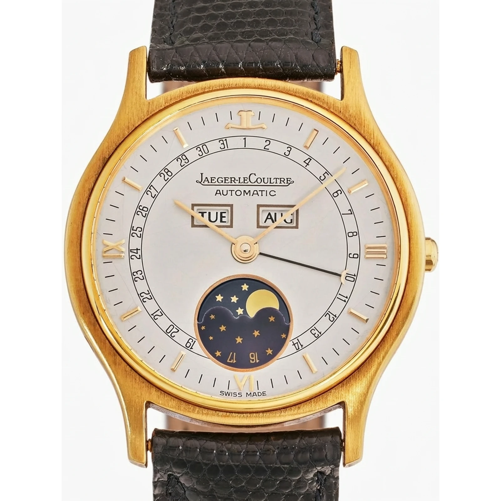 Jaeger-LeCoultre LE COULTRE Triple Date Automatic GOLD 18kt moonphase 1411191 141.119.1