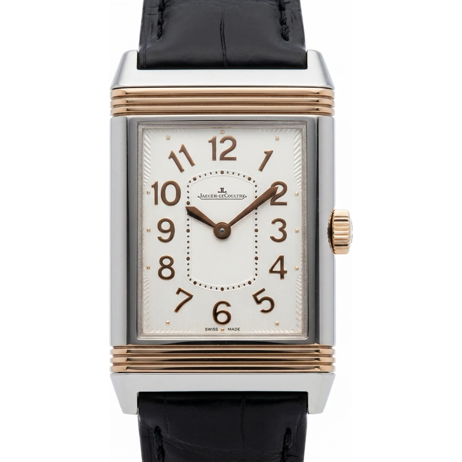 Jaeger-LeCoultre Ultra Thin Reverso Two-Tone Rose Gold Special White Dial 268.D.47 Q3204120