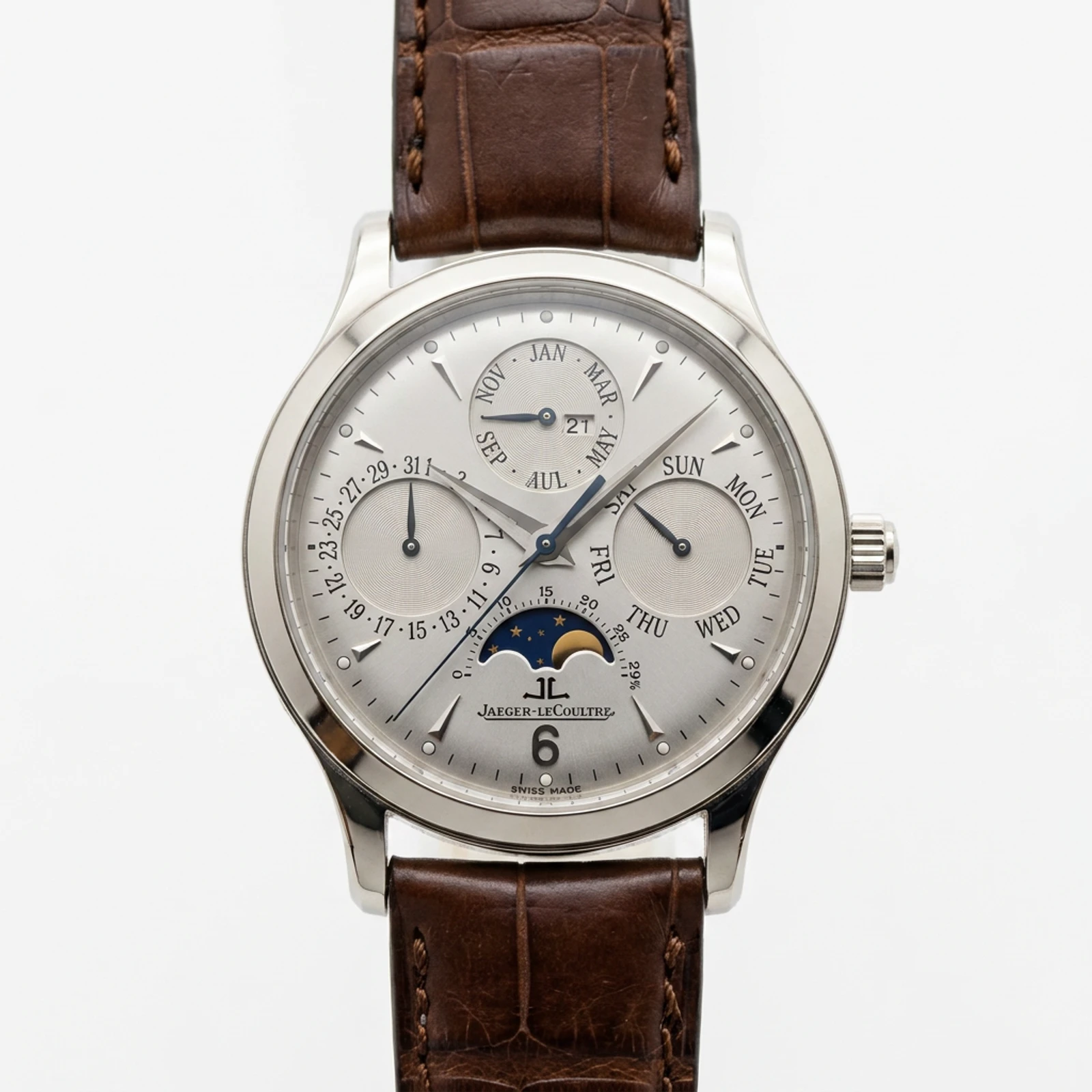 Jaeger-LeCoultre Master Perpetual 37 White Gold Perpetual Calendar 140.3.80 2001