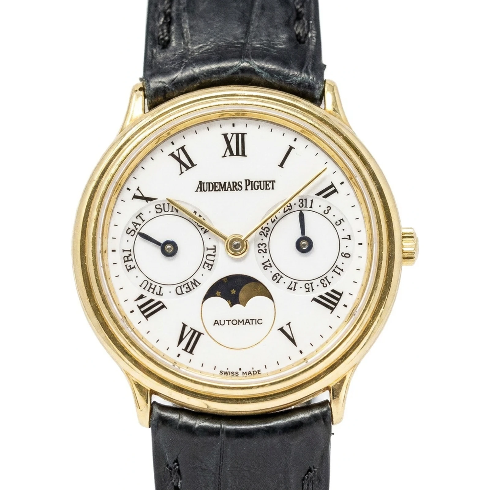 Audemars Piguet Day-Date Mondphase 750 18 Kt Gelb Gold 33 mm 25589BA.PP.A002XX.01