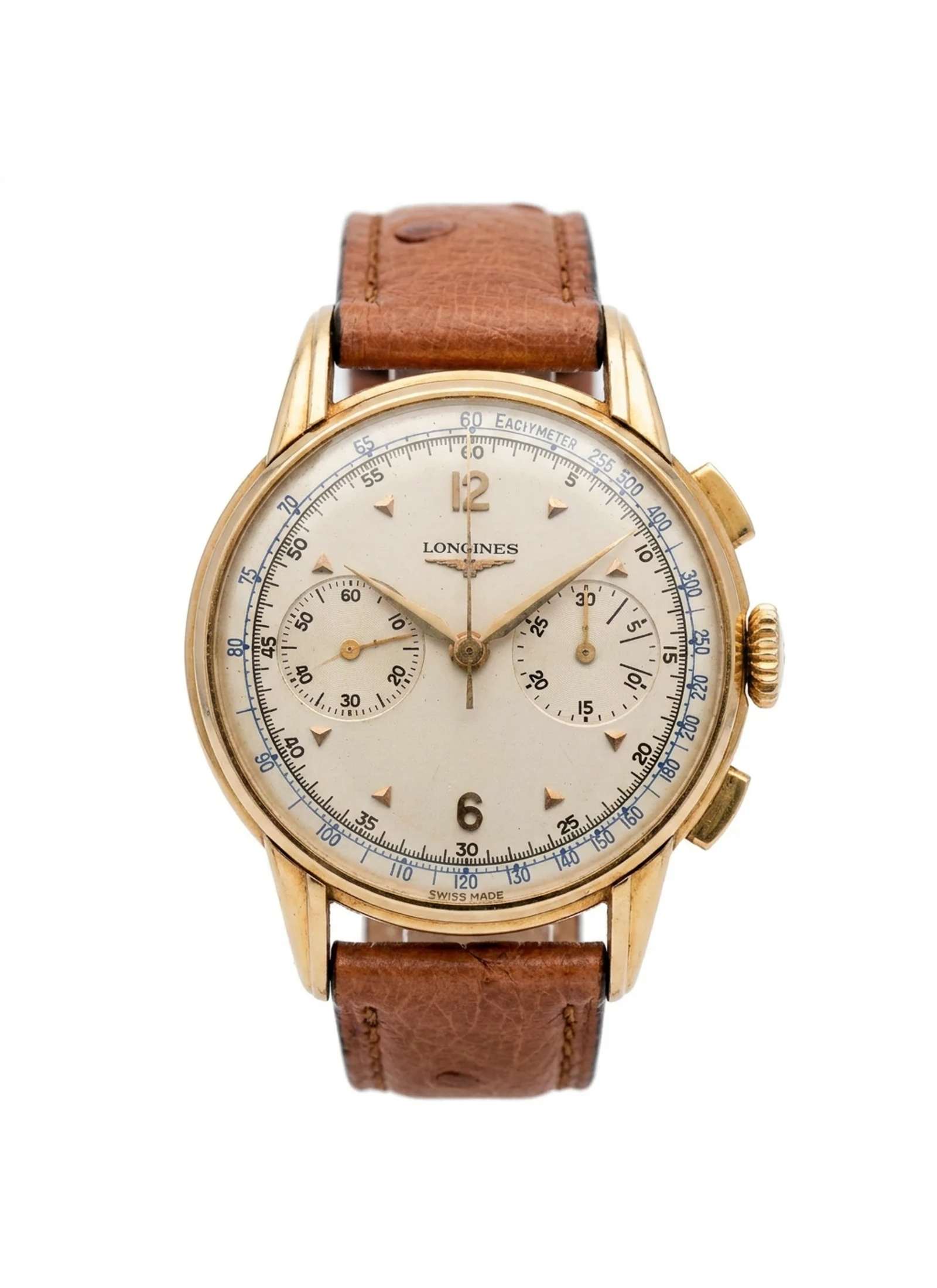 Longines Chronograph 30CH Flyback 37mm Yellow Gold 18k 1960 5966