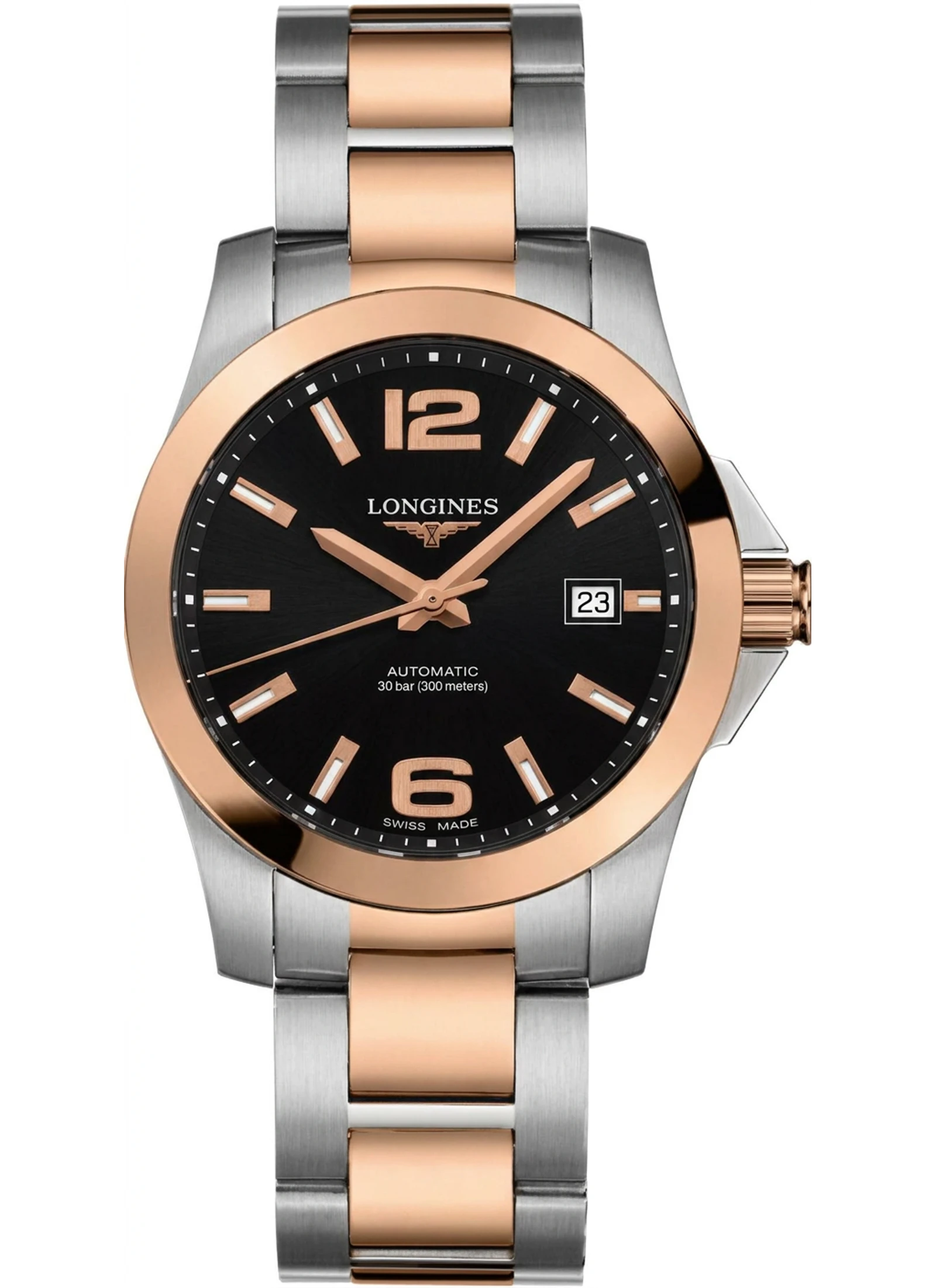 Longines L36765567 - HydroConquest Automatic Black Dial Stainless Steel