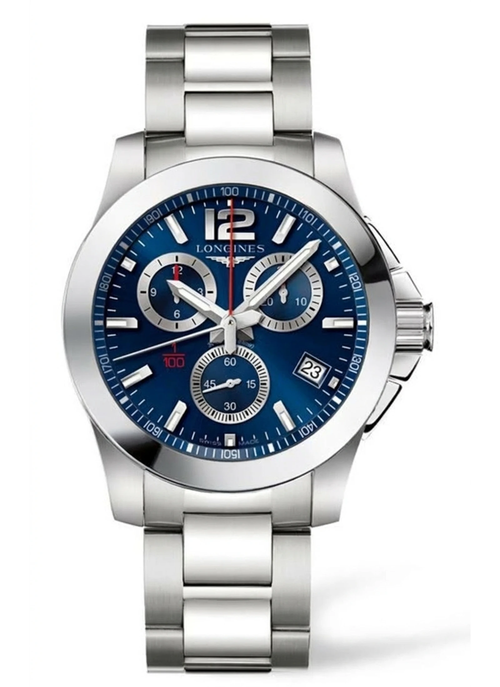 Longines hydroconquest quartz chronograph 41 mm l3.700.4.96.6