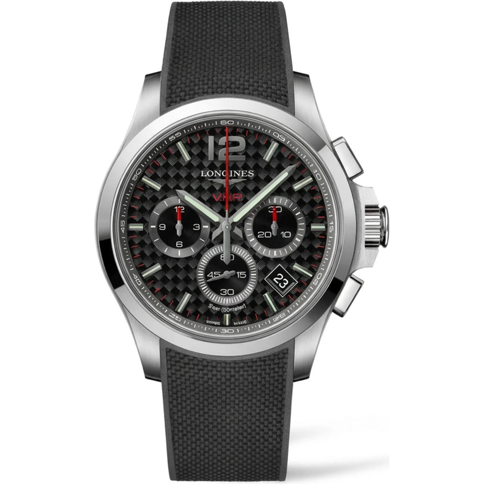 Longines Conquest V.H.P. Chronograph 42 Stainless Steel / Carbon / Rubber L3.717.4.66.9