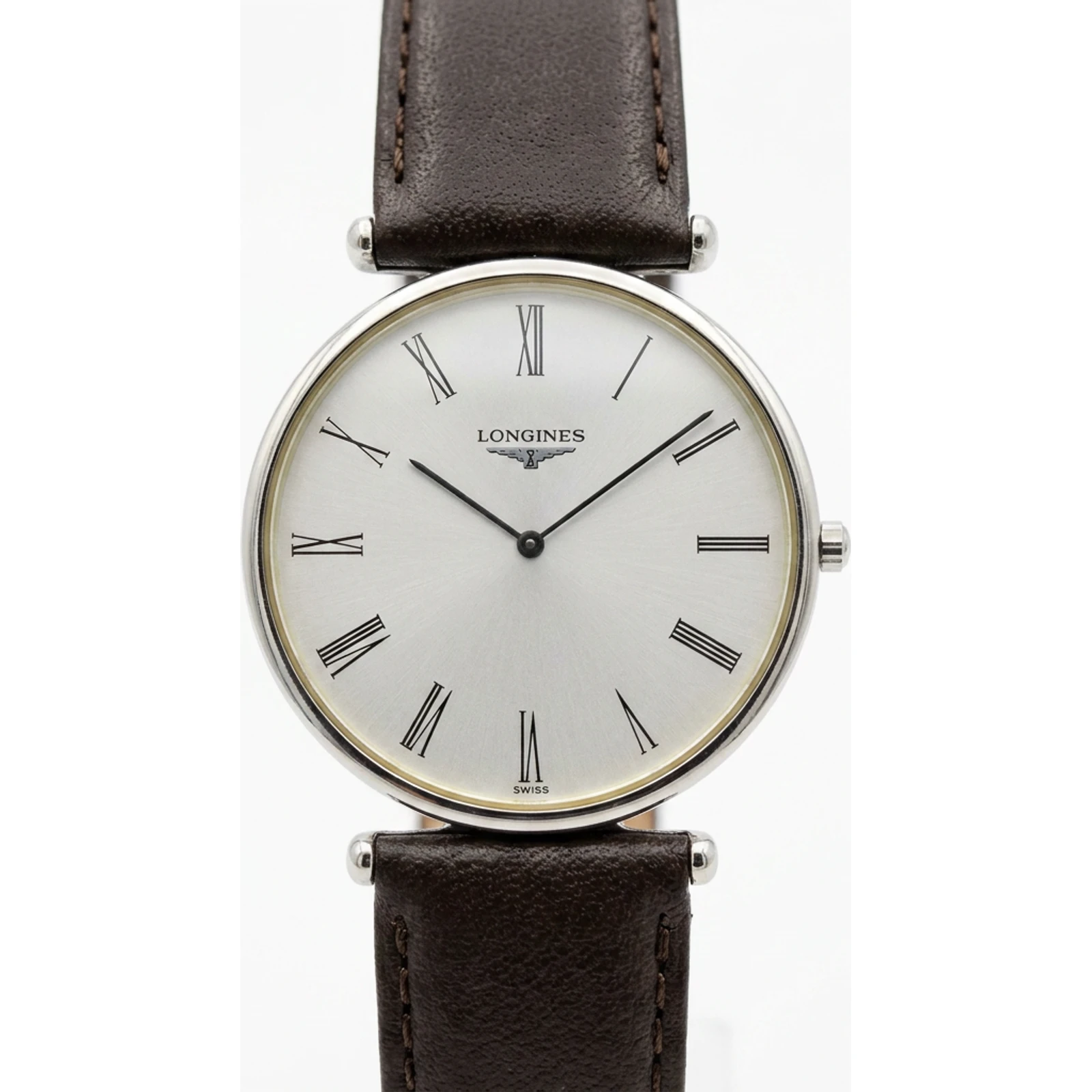 Longines Grand Classic Round Silver Dial Slim Watch L4.635.4