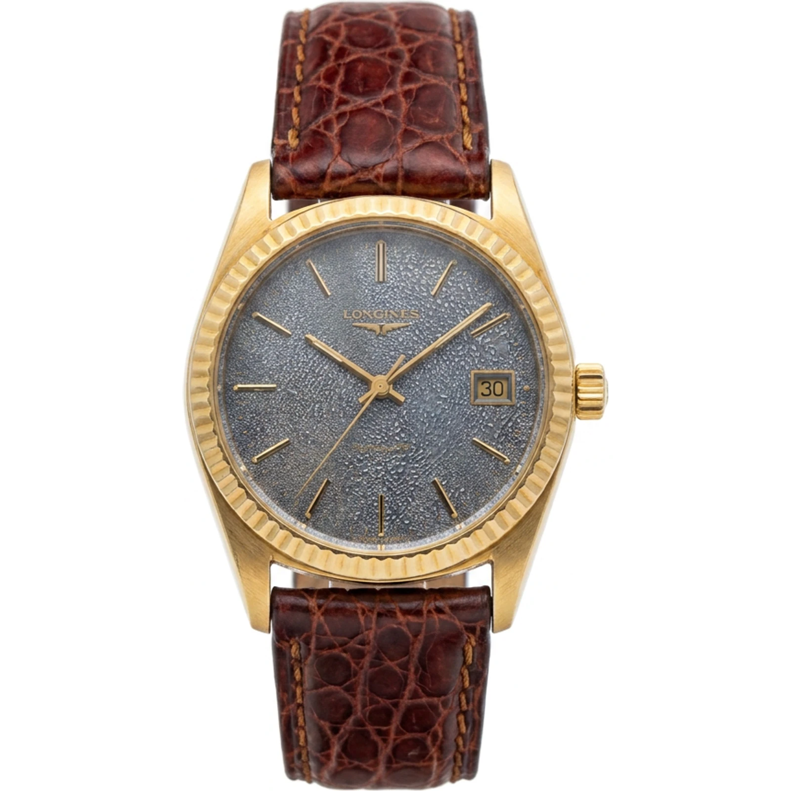 Longines Automatic Gold 18KT Blue Dial 44637.77