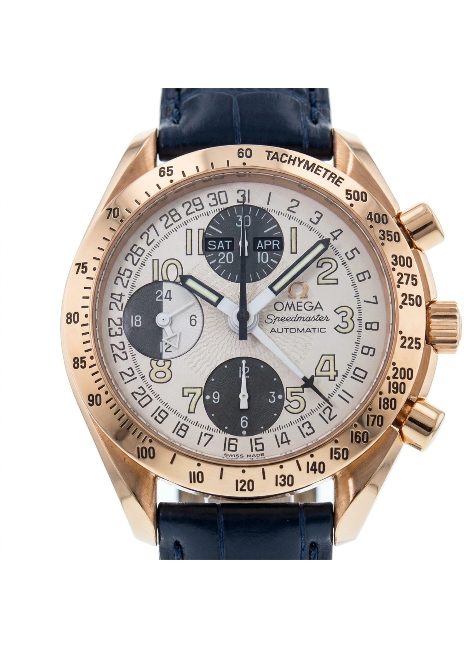 Omega Speedmaster Date 39 'Panda' (Red Gold) 3623.33.01