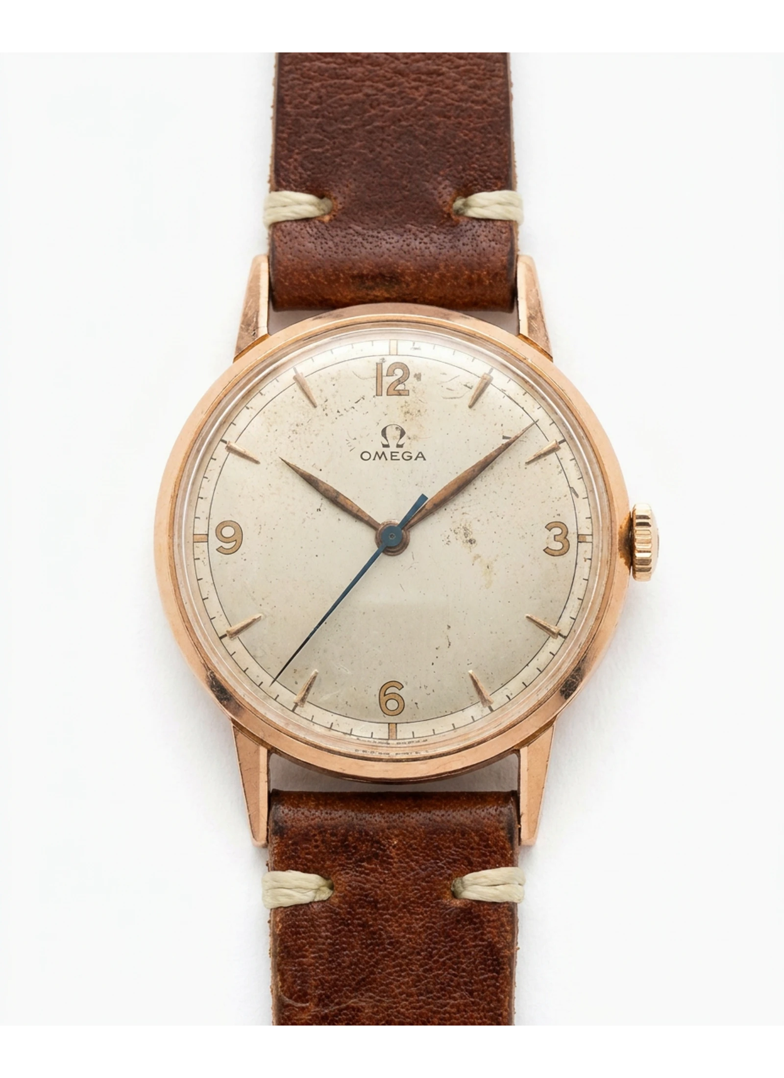 Omega 35mm Calatrava 2320 Cal. 30T2 SC Stainless Steel Circa 1948
