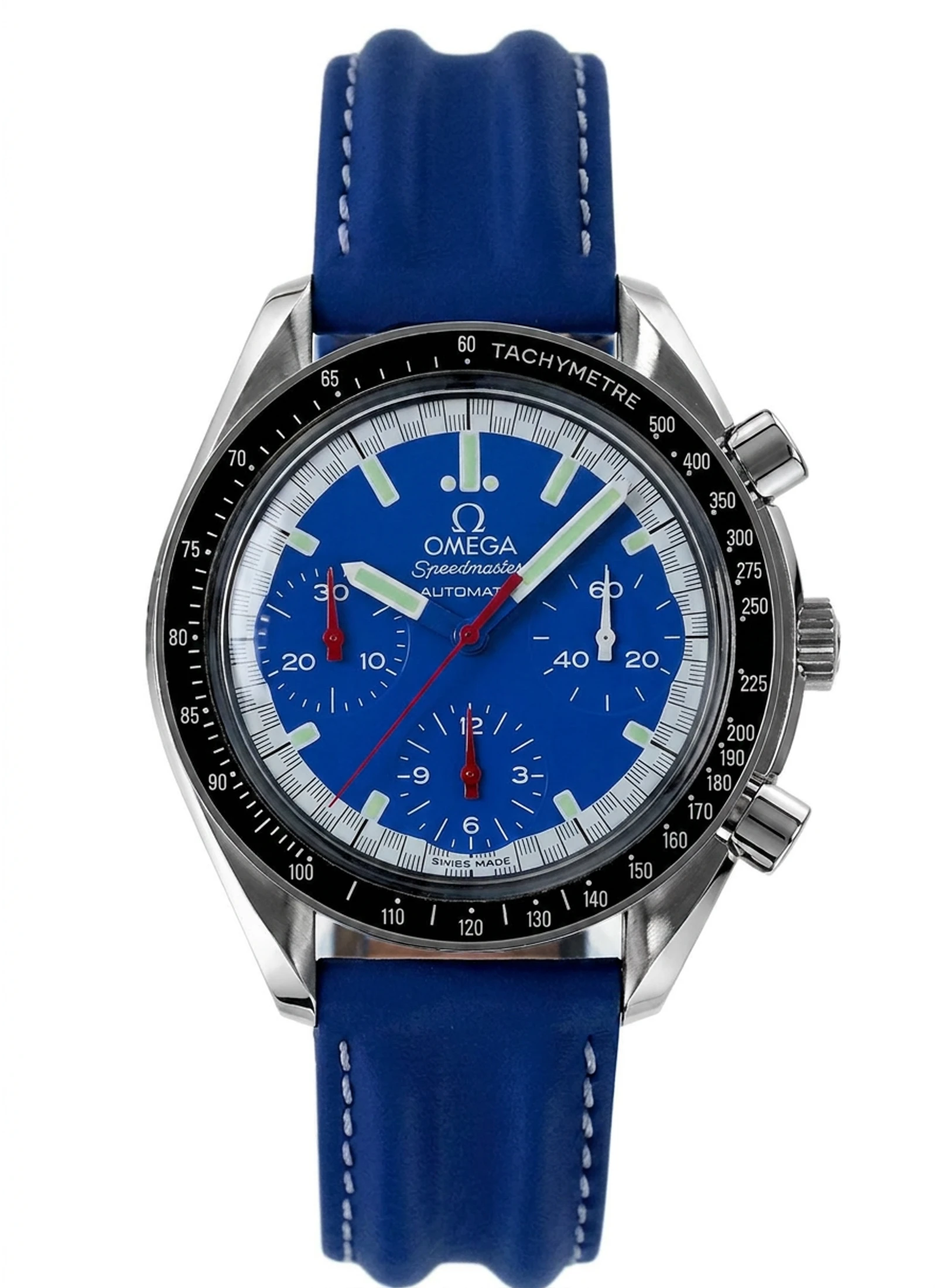 Omega Speedmaster Reduced “Schumacher” Racing (Red, Strap) 3810.61.41