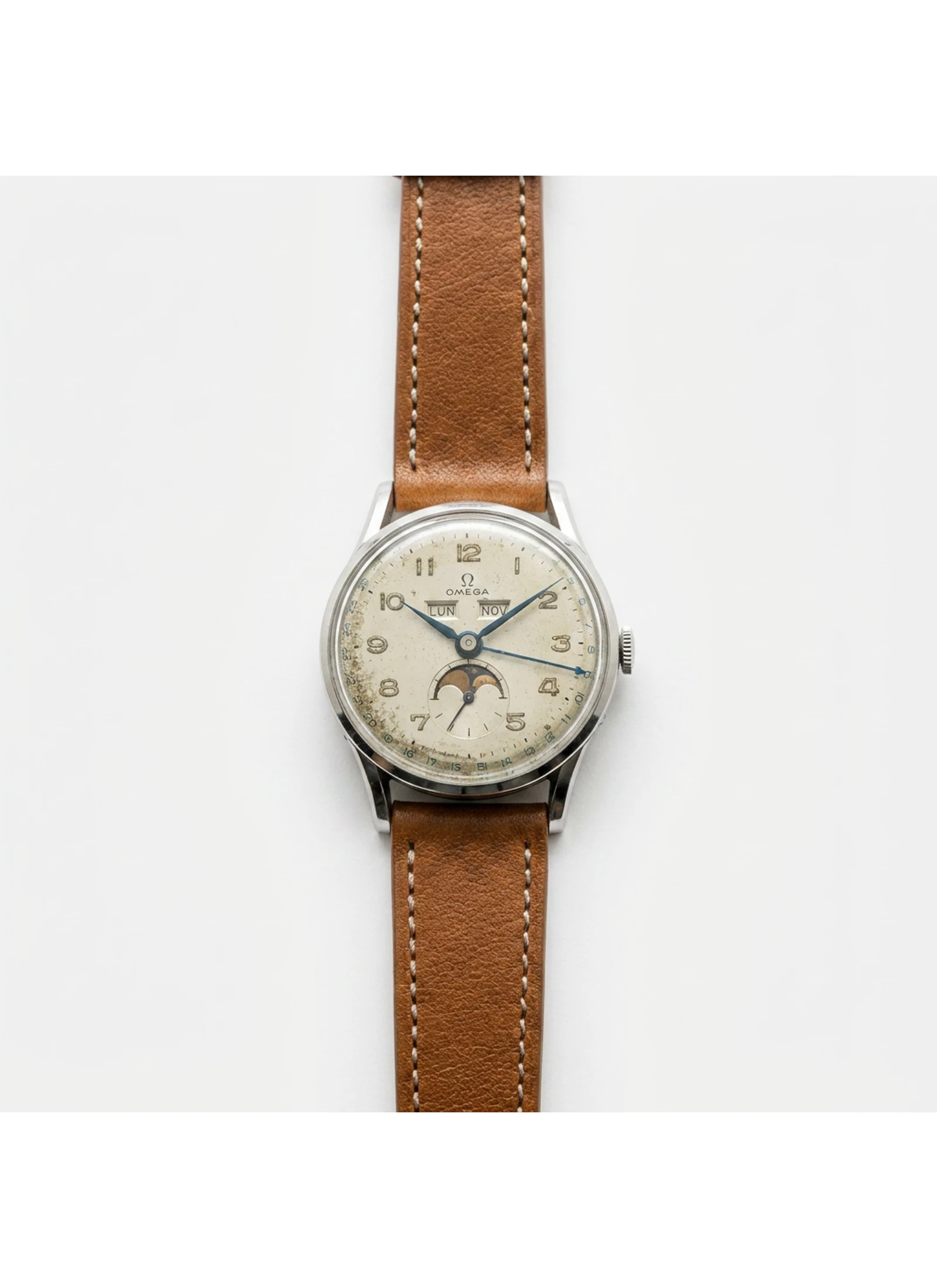 Omega Cosmic Triple Date Moonphase 2471-2 1947