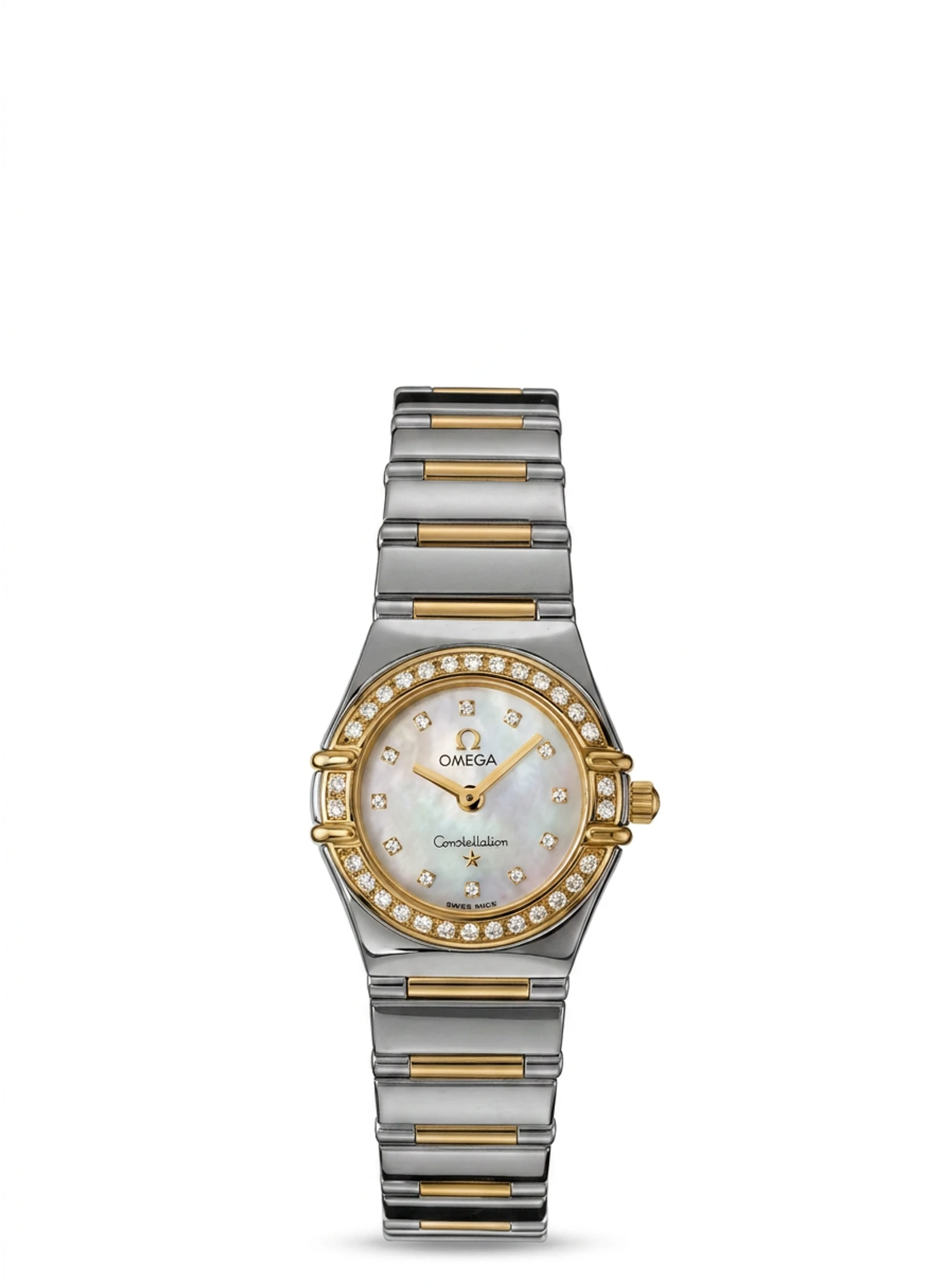 Omega Constellation Quartz 22.5 Stainless Steel Yellow Gold Silver 1362.30.00