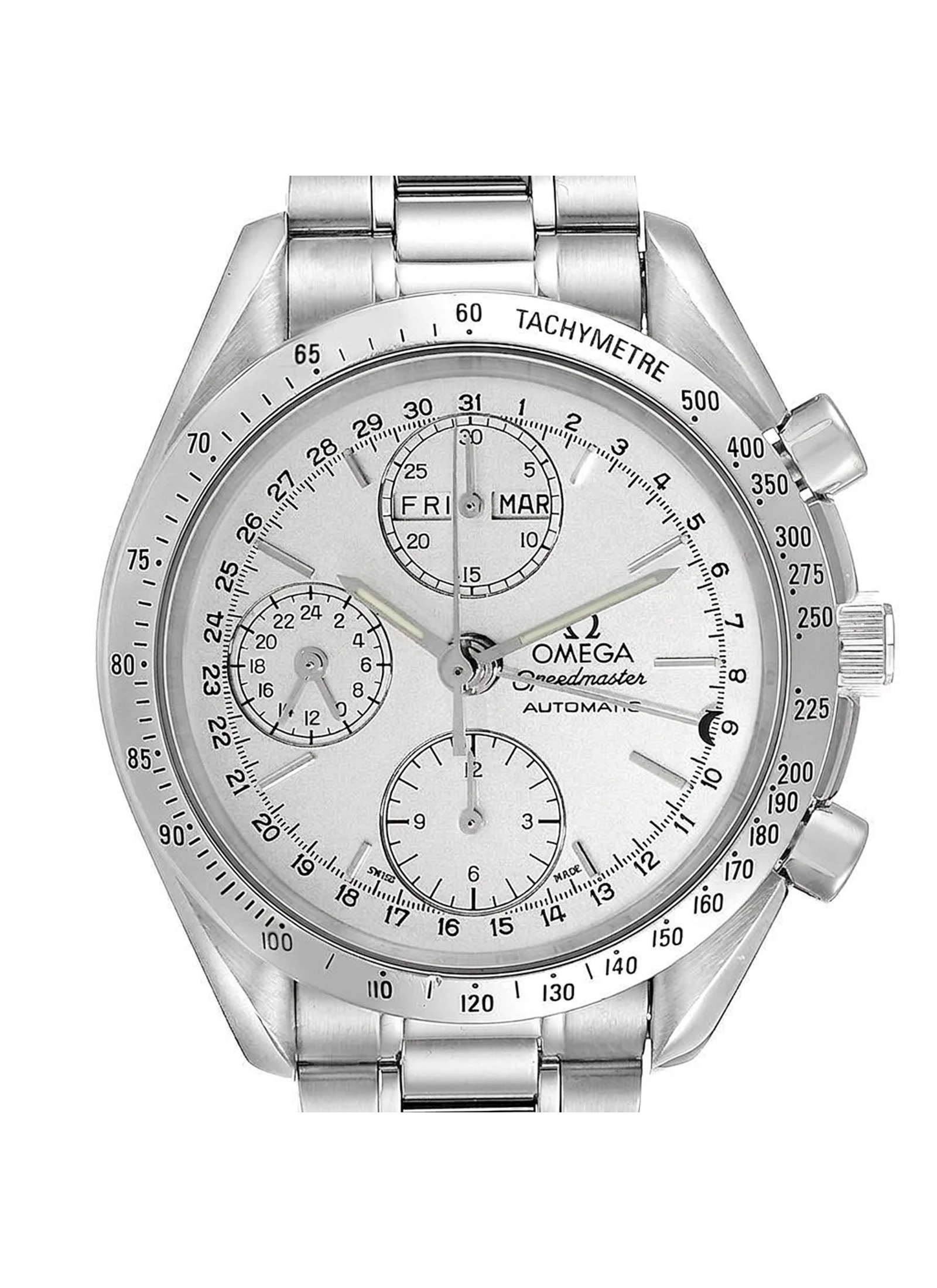 Omega Speedmaster Day-Date 38 (Silver) 3521.30.00
