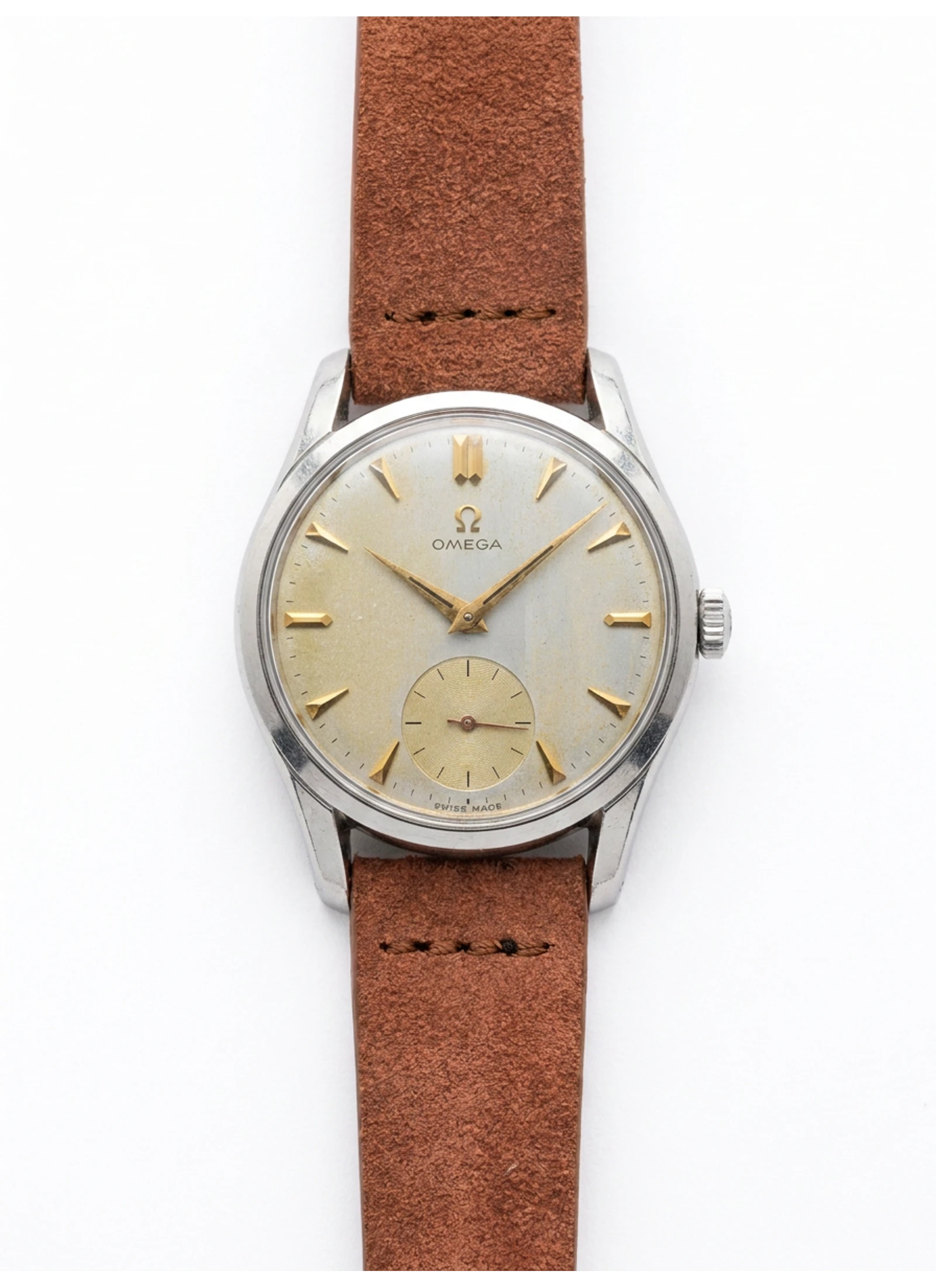 Omega Linen sub seconds Cal 266 2639-16