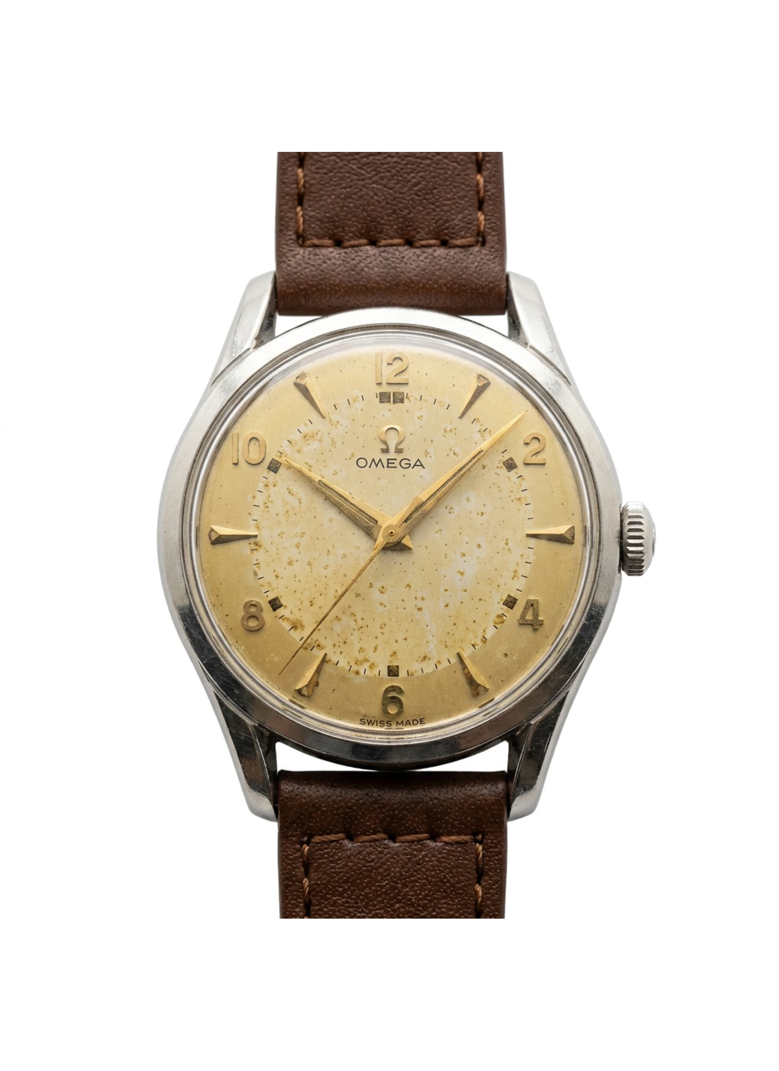 Omega Steel and Gold 1953 Original Dial 2640 8 SC