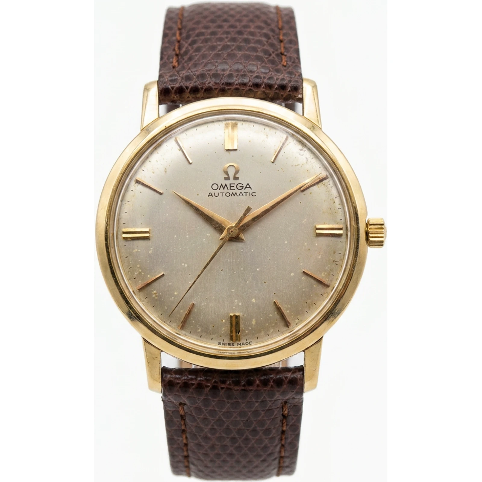 Omega Solid 18K Gold Classic Dress Automatic Cal. 491 2897/2898SC 2897 2898SC