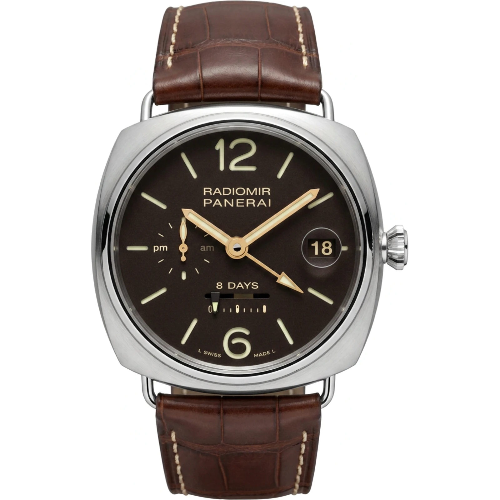 Panerai Radiomir GMT 8-Days Platinum PAM201 PAM00201