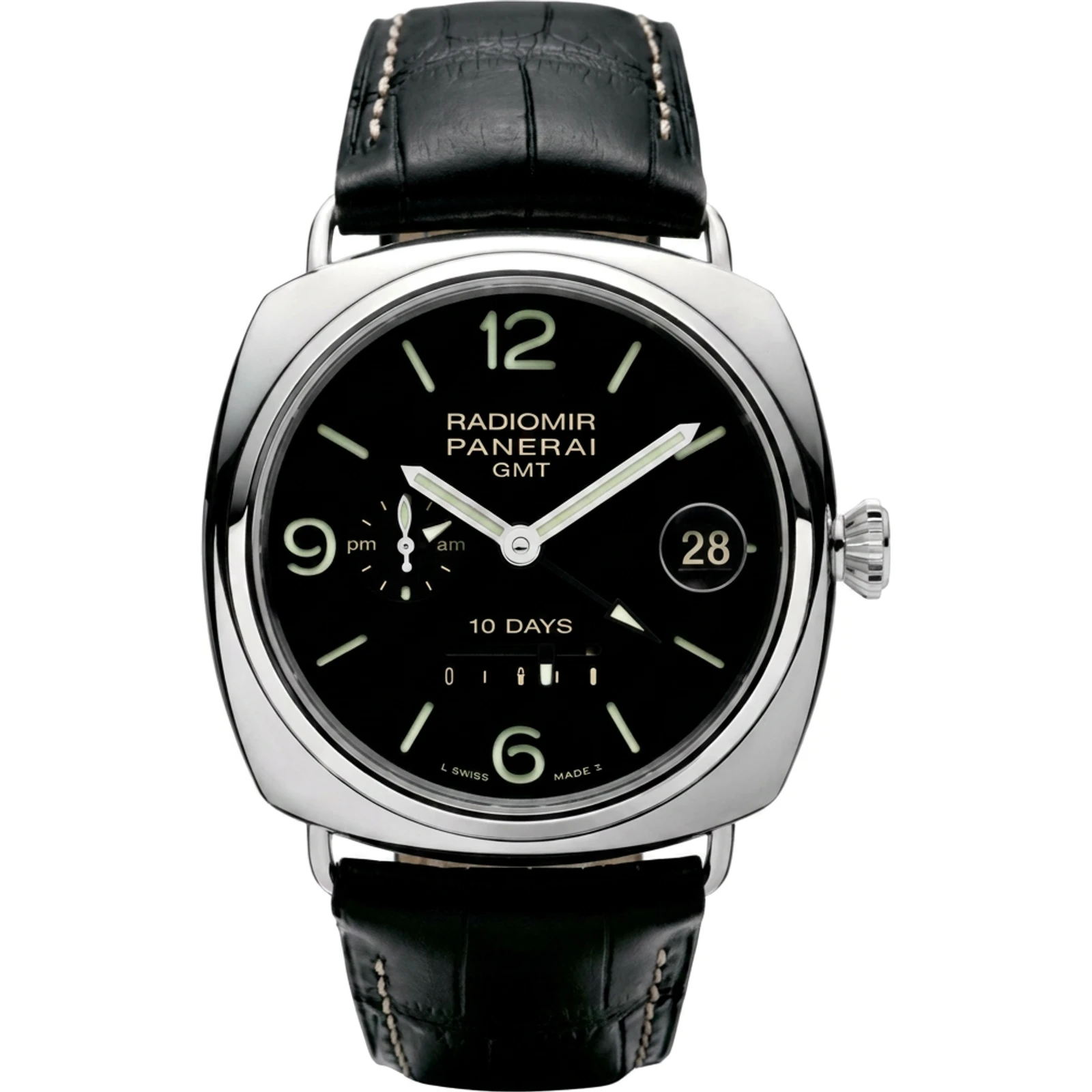 Panerai Radiomir 10 Days GMT White gold PAM00235 Belt not included