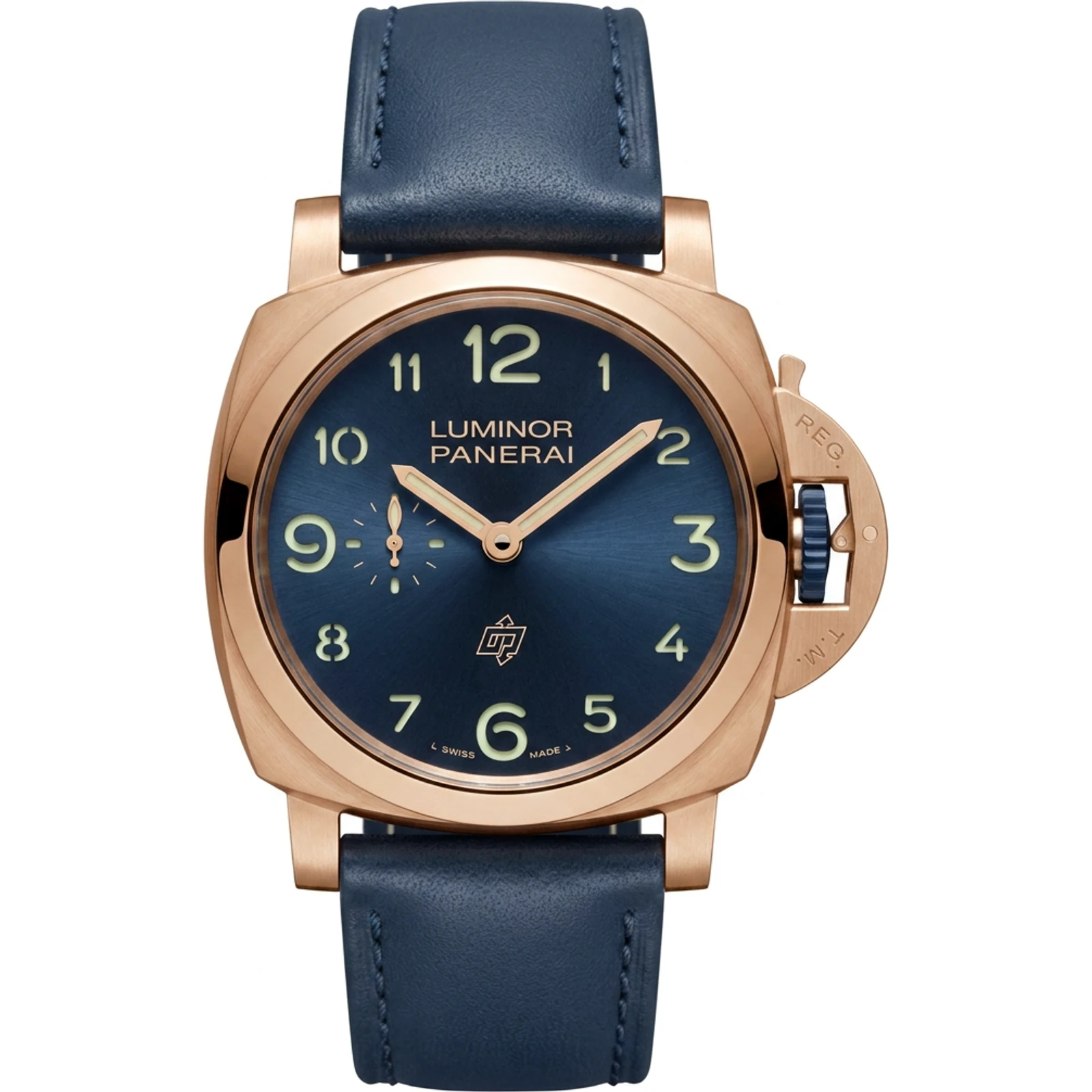 Panerai Luminor Marina 1950 Goldtech PAM01121 70th Anniversary Edition Blue Dial Bezel 2022
