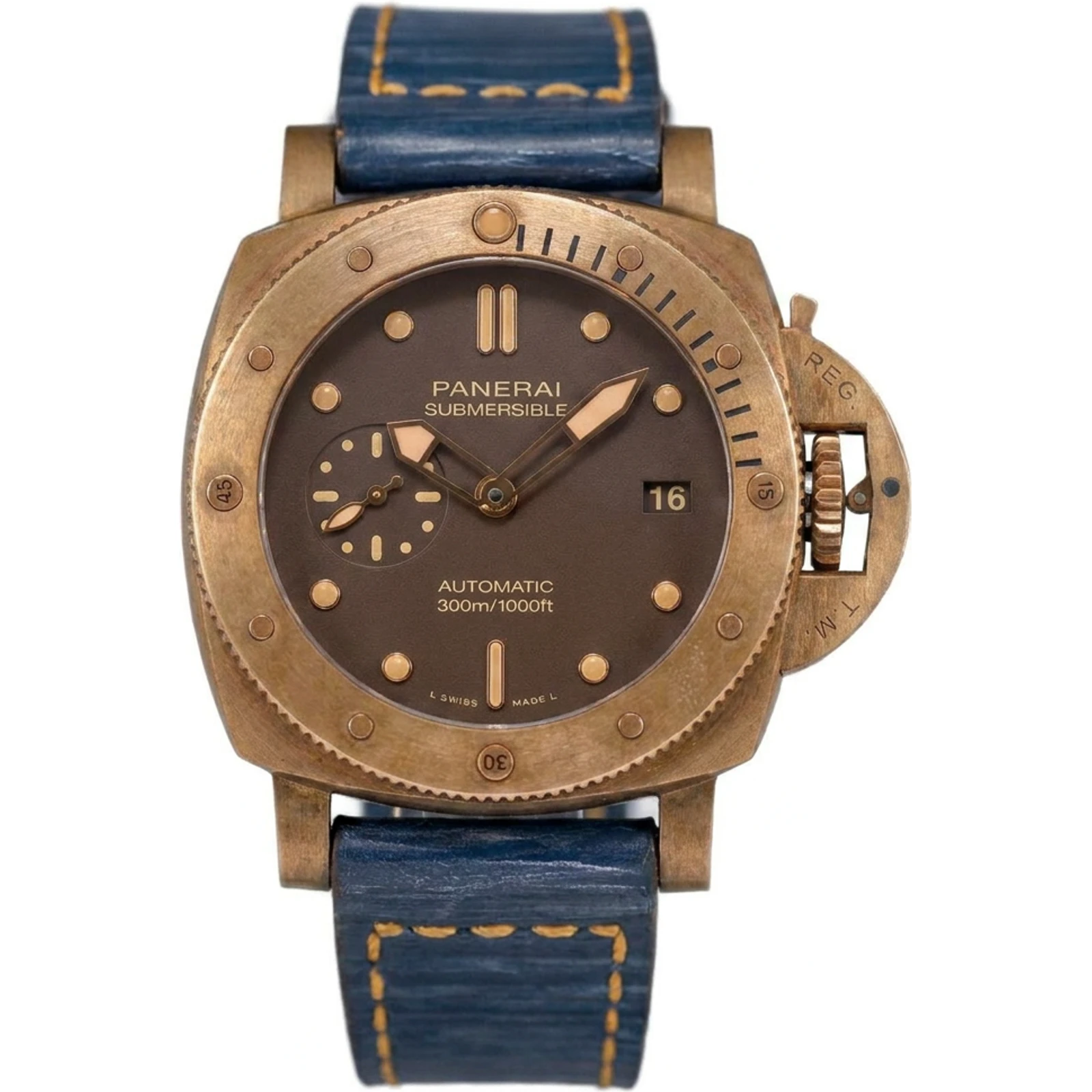 Panerai PAM 1074 Submersible Bronzo Abisso 42mm PAM01074 PAM1074