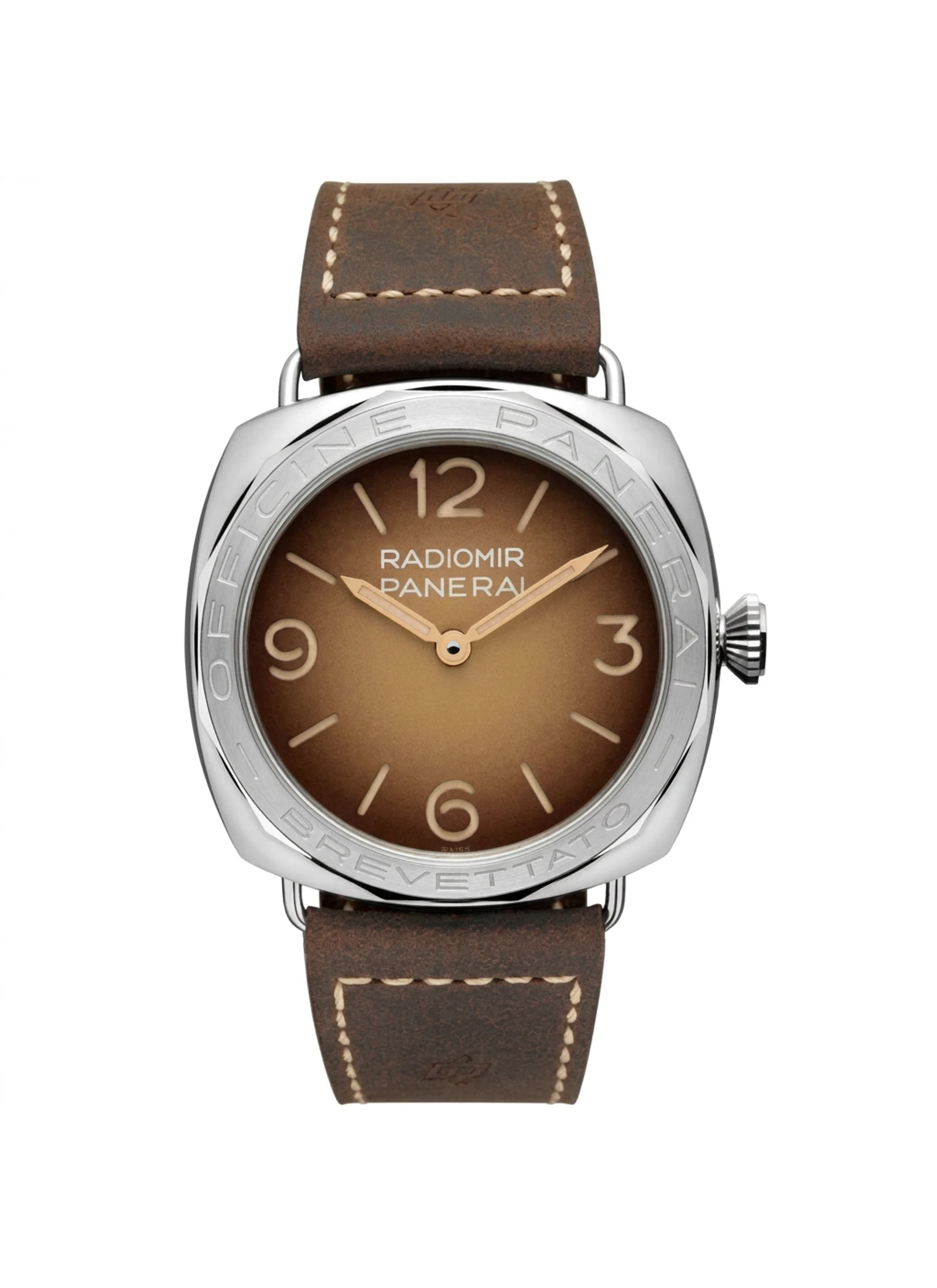 Panerai PAM 687 Radiomir Gold & Brown Dial 3 Days 47mm LTD PAM00687 PAM687