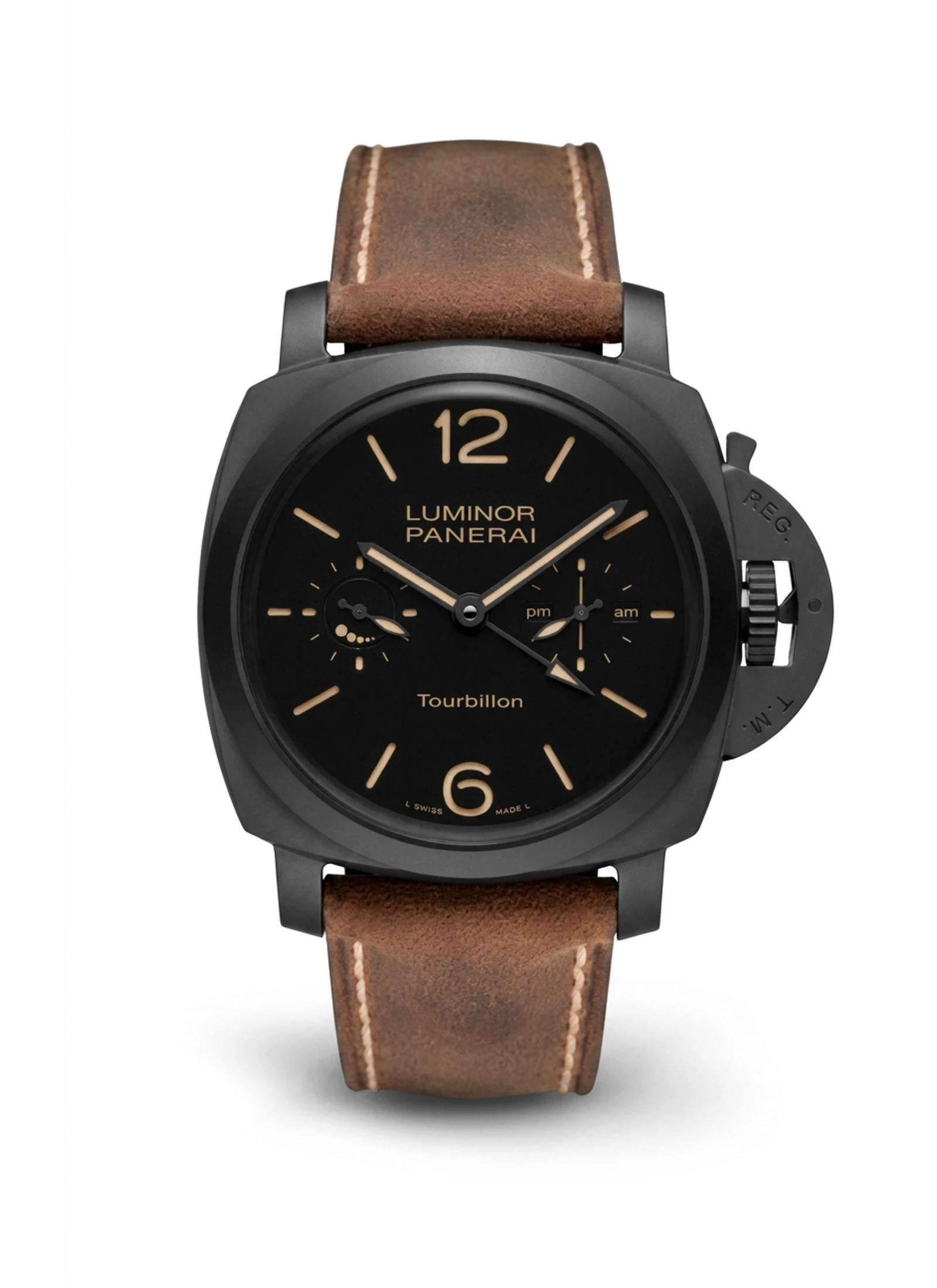 Panerai Tourbillon GMT Ceramica Luminor 1950 Limited 100 Pcs. - PAM00396