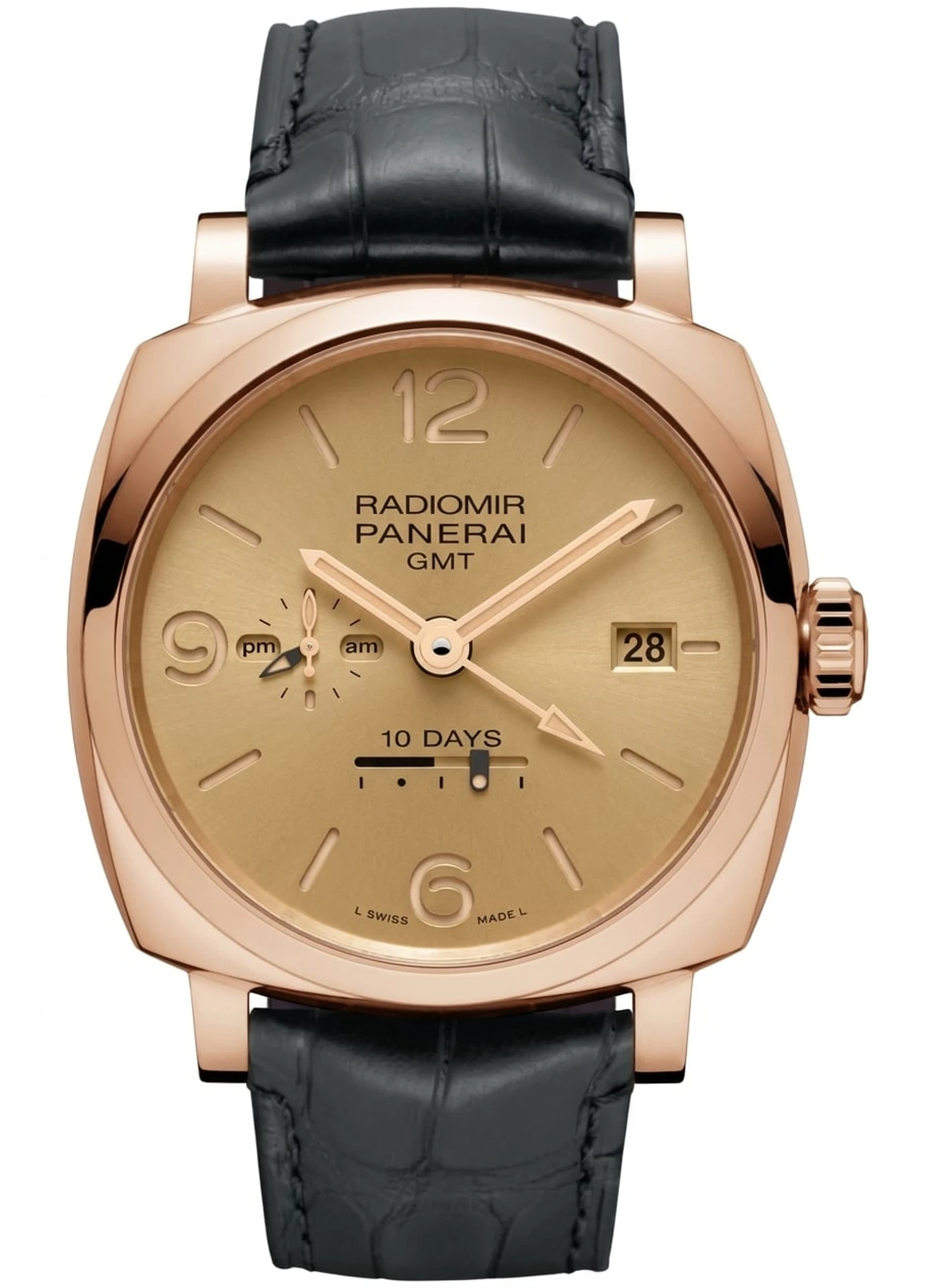 Panerai RADIOMIR 1940 10 DAYS GMT ORO ROSSO PAM00625