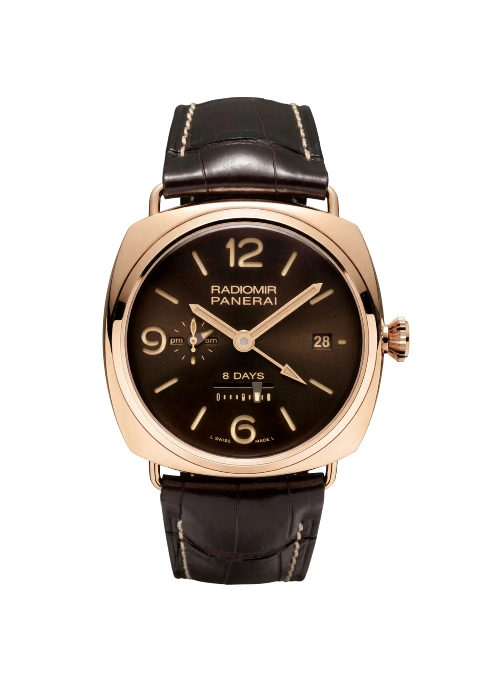 Panerai Radiomir PAM395 18k rose gold 45mm watch