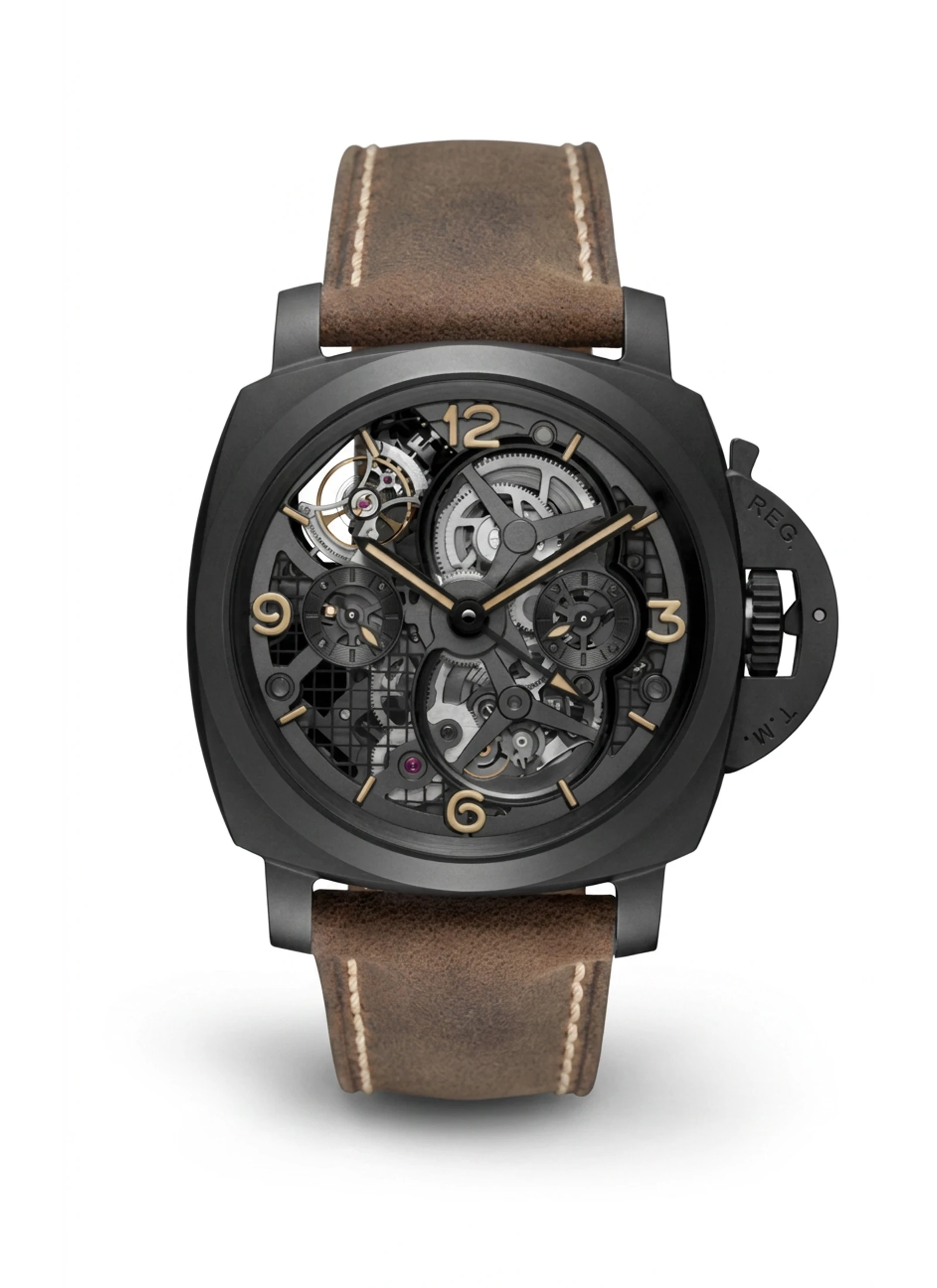Panerai Lo Scienziato Luminor 1950 Tourbillon GMT Ceramica PAM00528