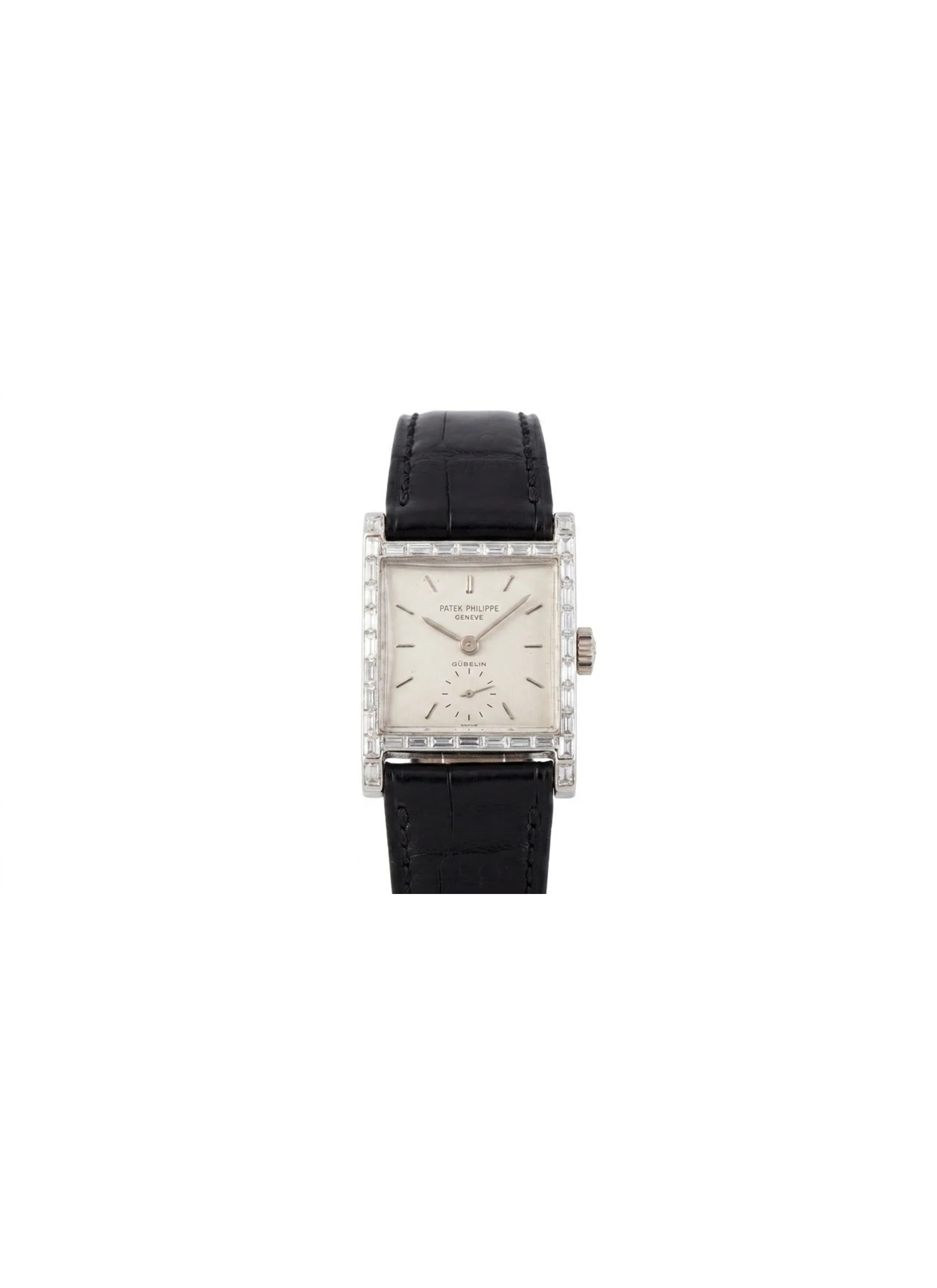 Patek Philippe Square Clous de Paris 2496 Circa 1950