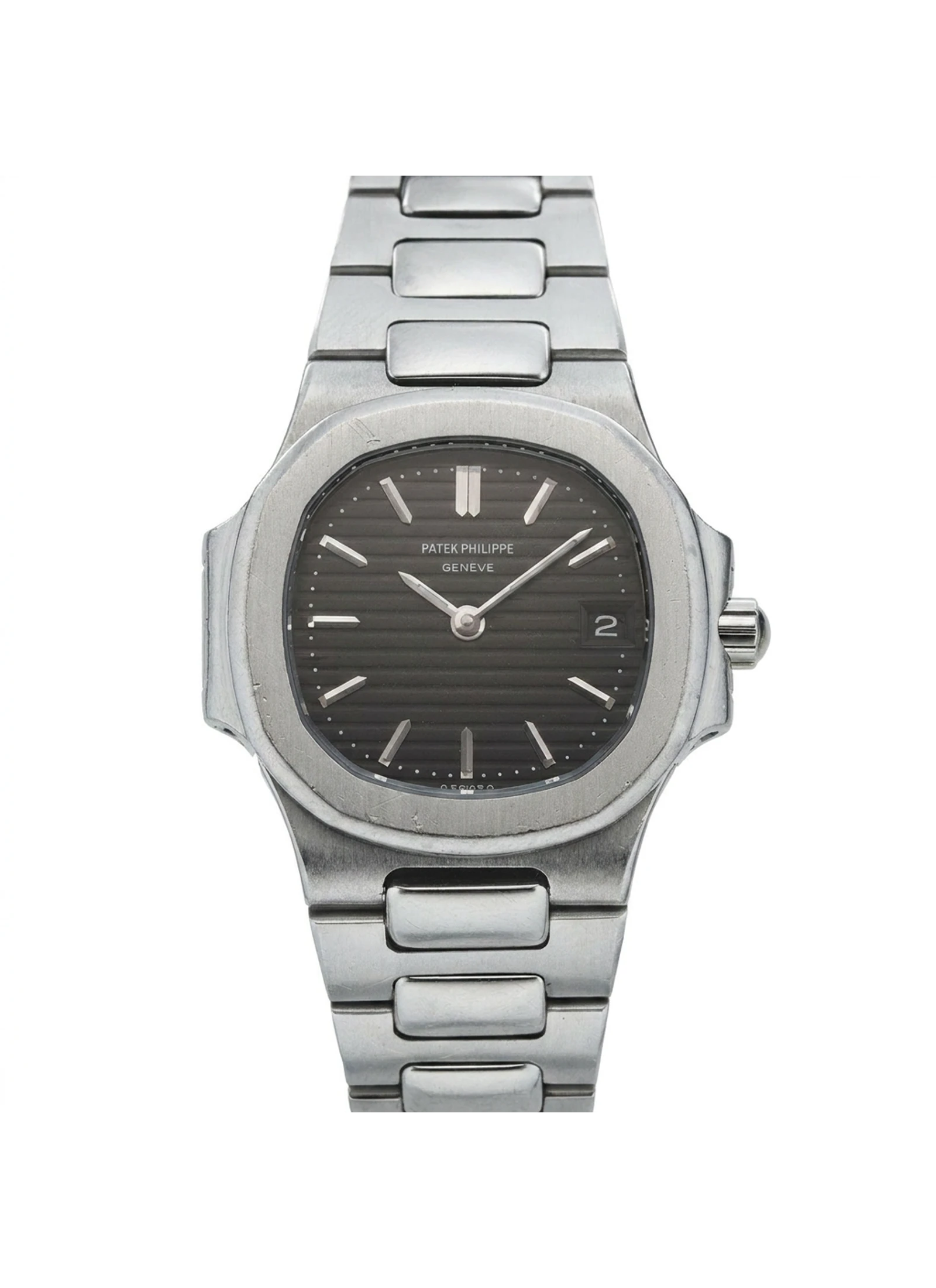 Patek Philippe 4700/1 steel 1981 E19 C quartz black matte dial white gold hour markers tritium 4700/1A
