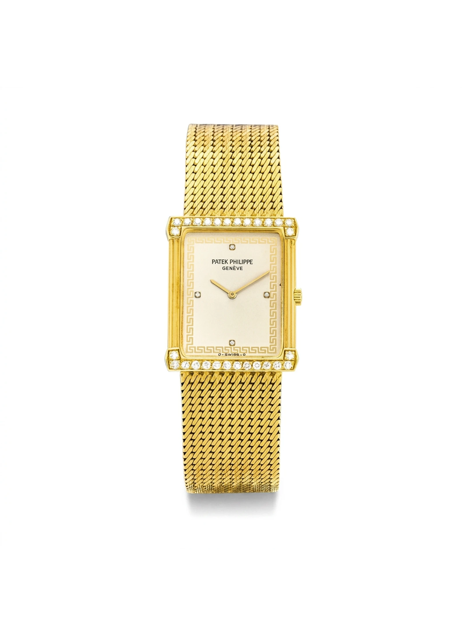Patek Philippe Les Grecques Diamanten 18K Gold Handaufzug 3776