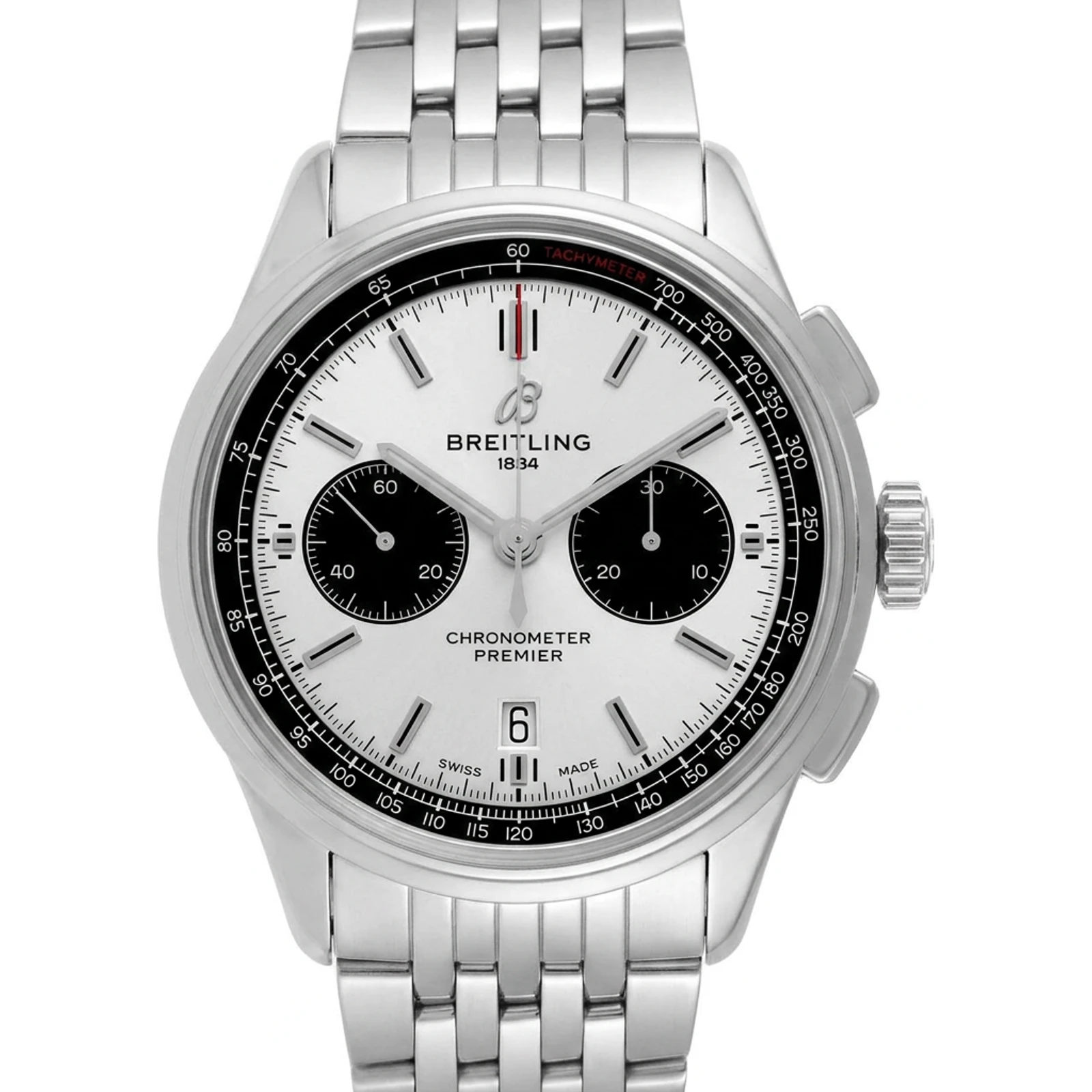 Breitling Premier B01 Watch With Stainless AB0118