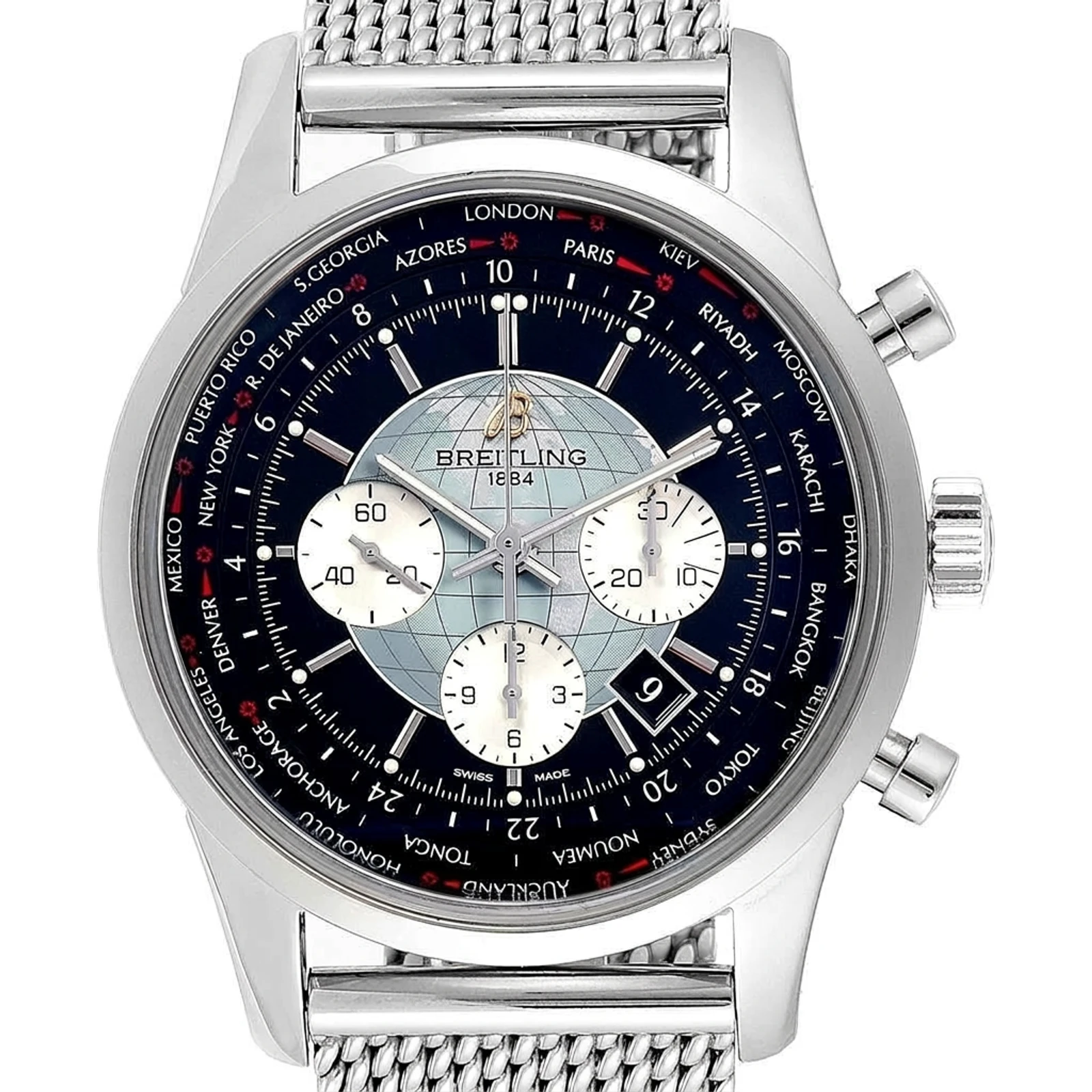 Breitling Transocean Chronograph Unitime AB0510