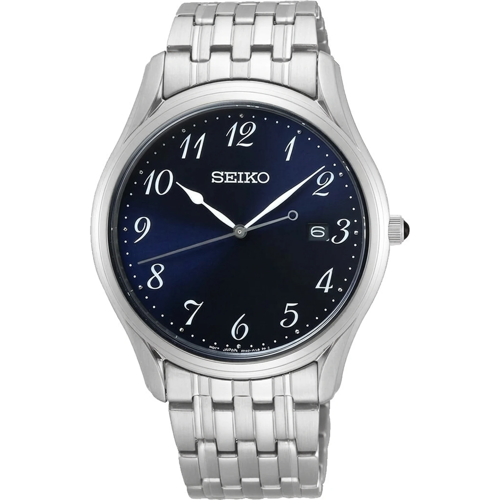 Seiko Men's SUR301P1 Classic Blue DIal Watch