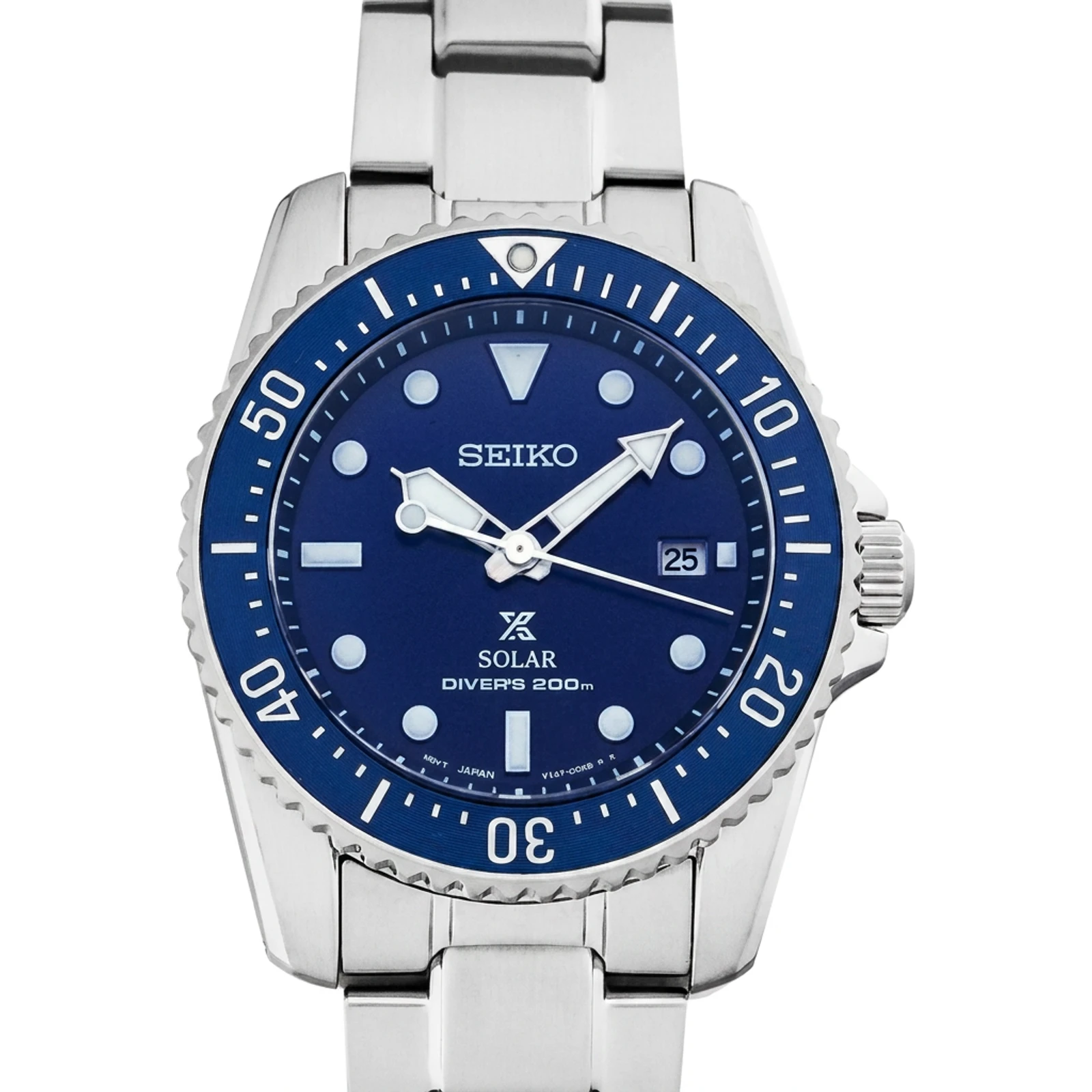 Seiko Men's SNE585P1 Prospex Blue Dial Watch