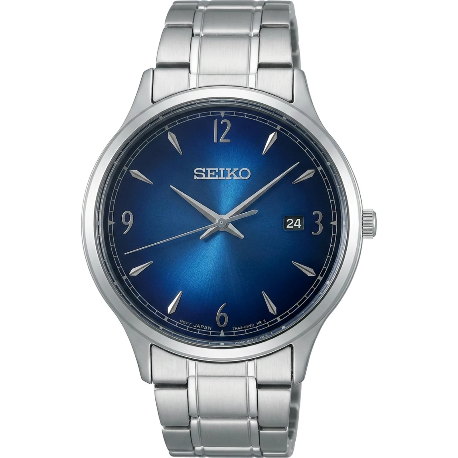 Seiko Men's SGEH89P1 Discover More Blue Dial Watch