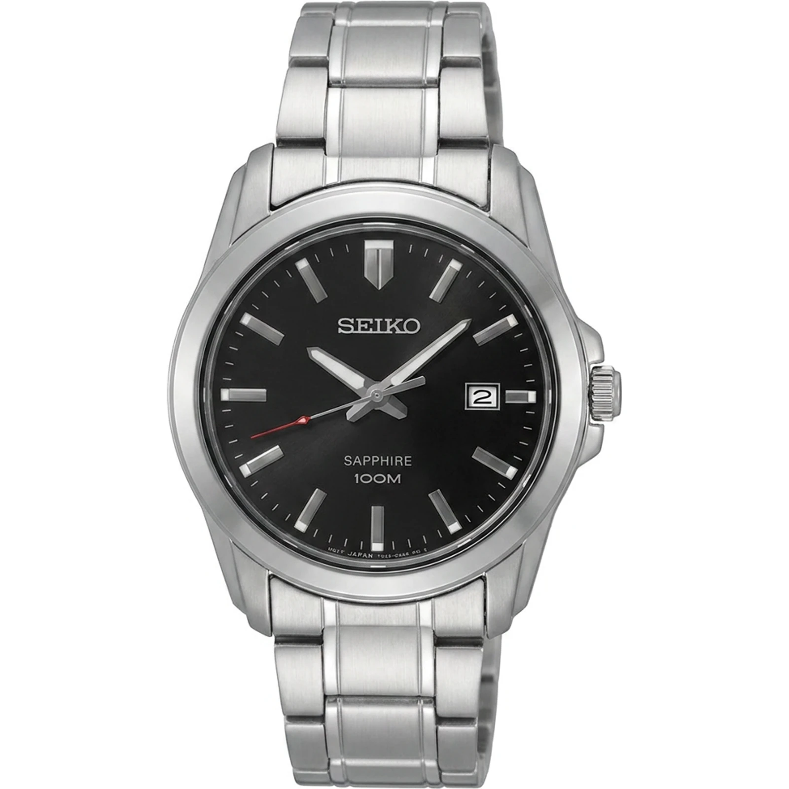 Seiko Men's SGEH49P1 Black Dial Watch
