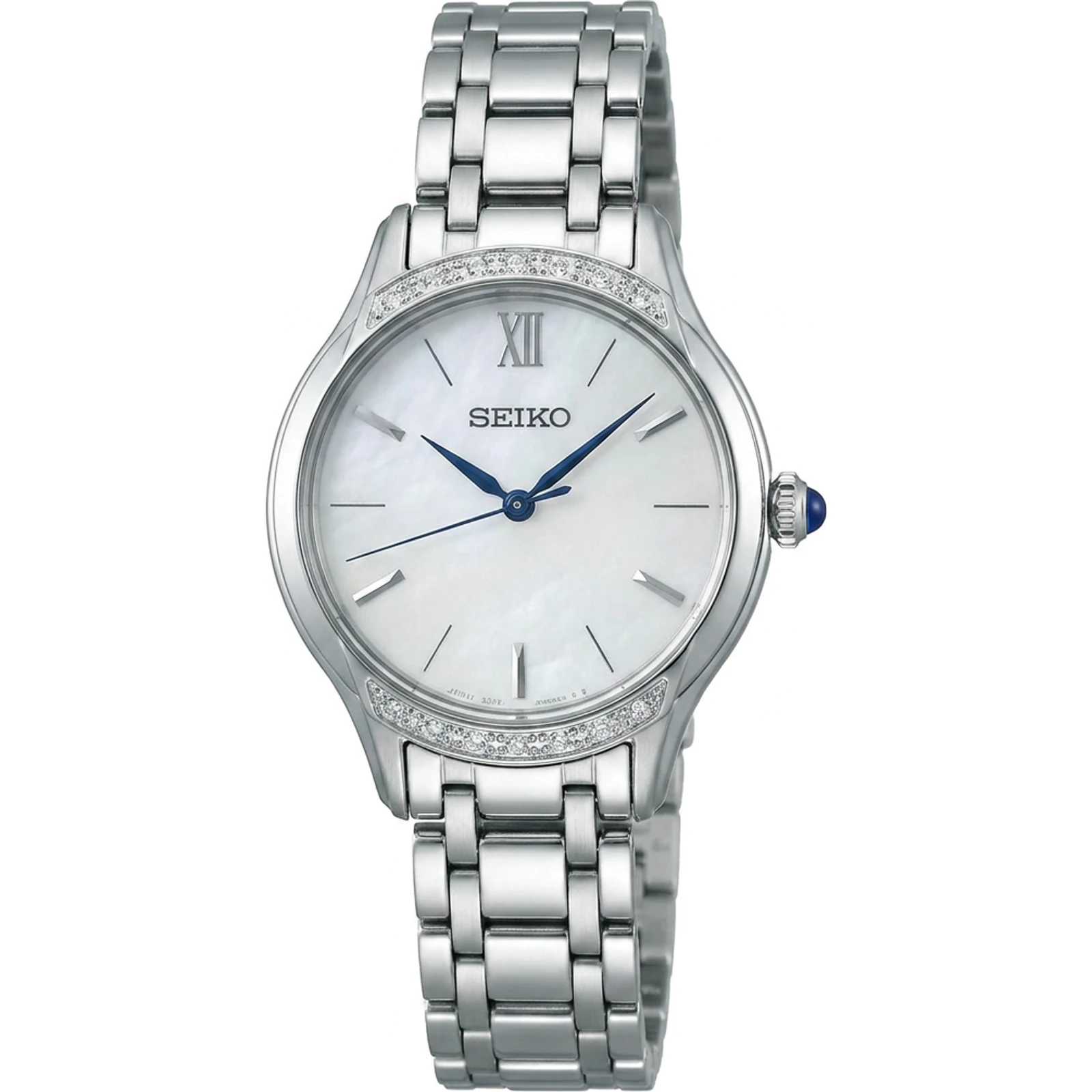 Seiko Ladies SRZ543P1 Classic MoP Dial Diamonds Watch