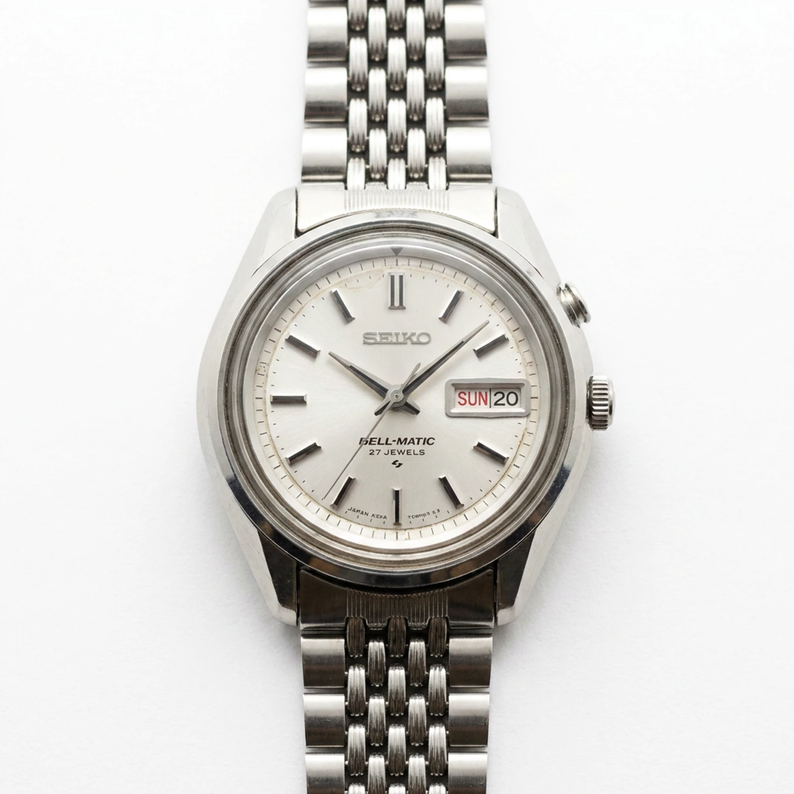 Seiko Bell Matic 4006-7010 Black Dial Day Date Automatic