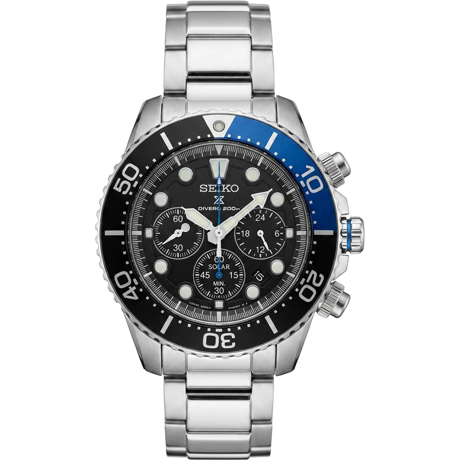 Seiko Prospex Solar Chronograph Divers 200M SSC017P1