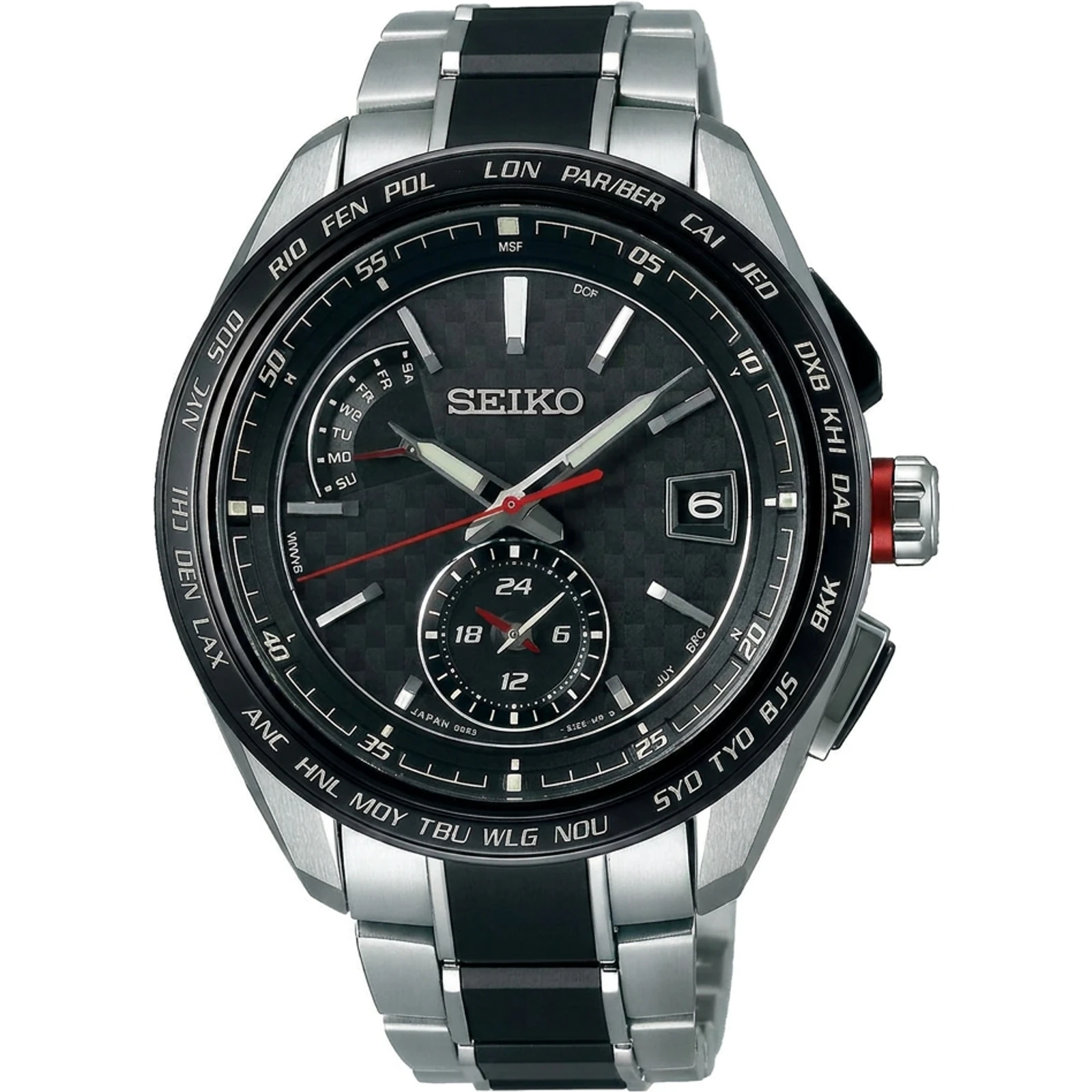 Seiko Brightz SAGA259 - Brightz Quartz Black Dial Titanium
