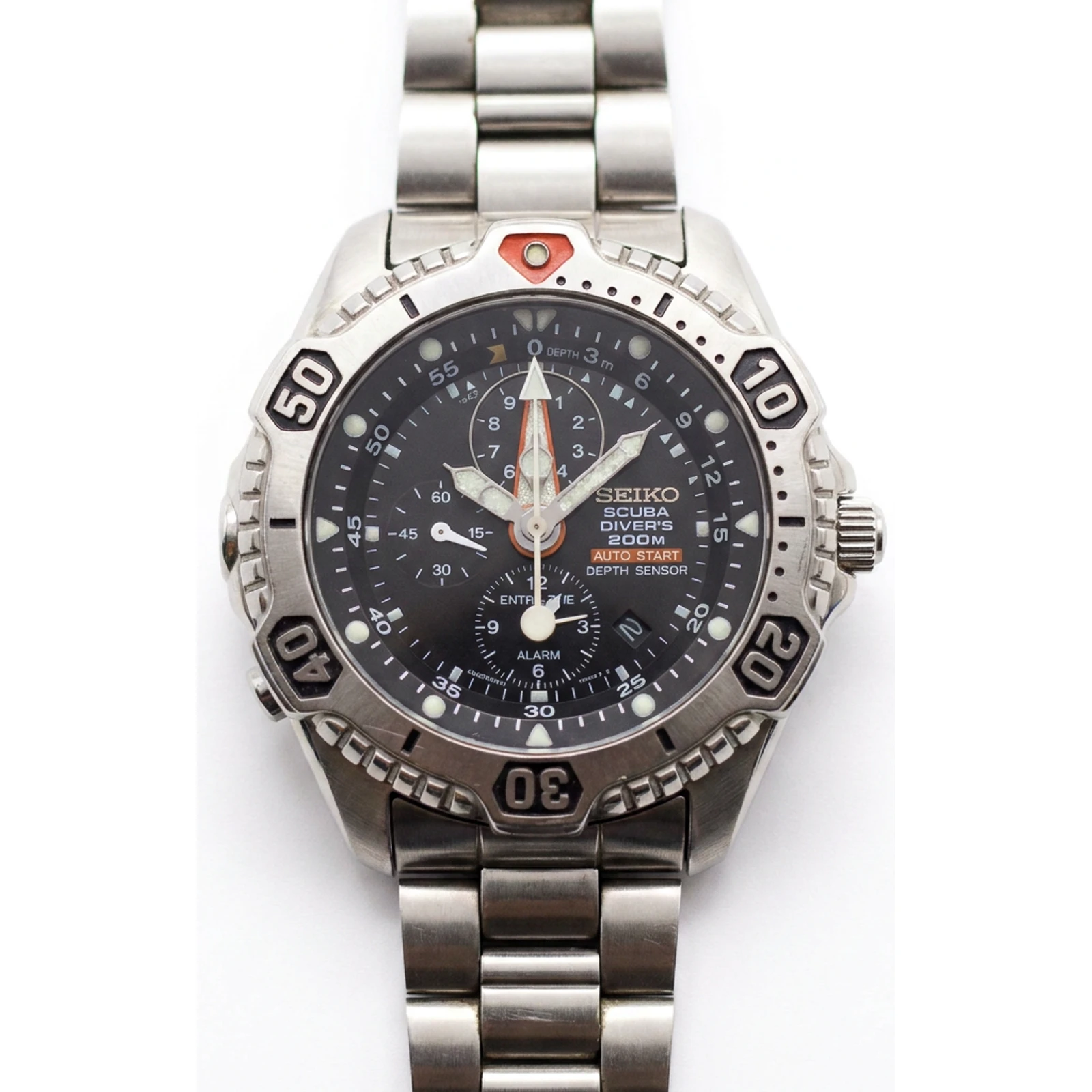 Seiko Scuba Diver AutoStart DepthSensor 200m SLD005P 7K52-6A19