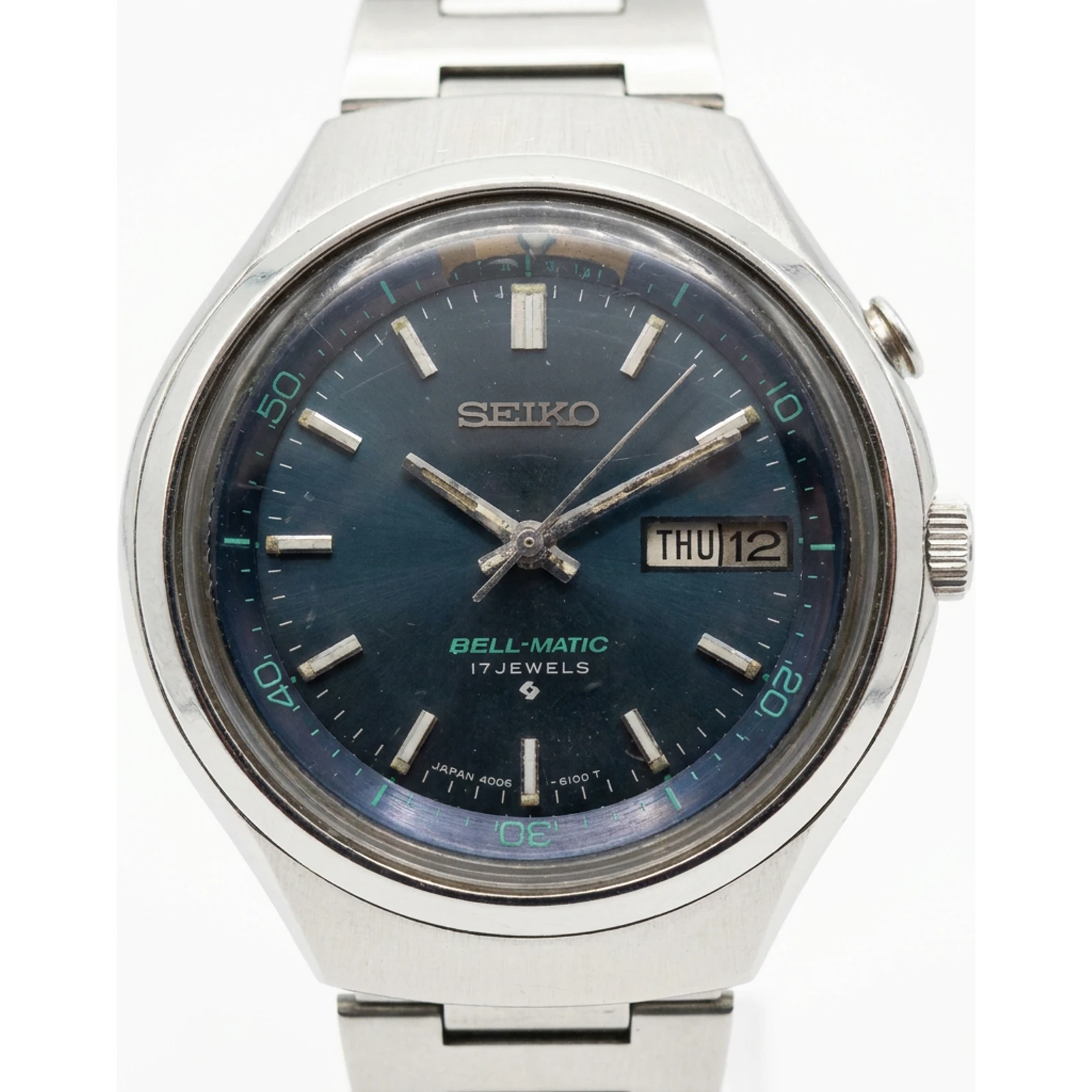 Seiko Bell Matic MODEL 4006-6060 AUTOMATIC 17 JEWELS ALARM WATCH