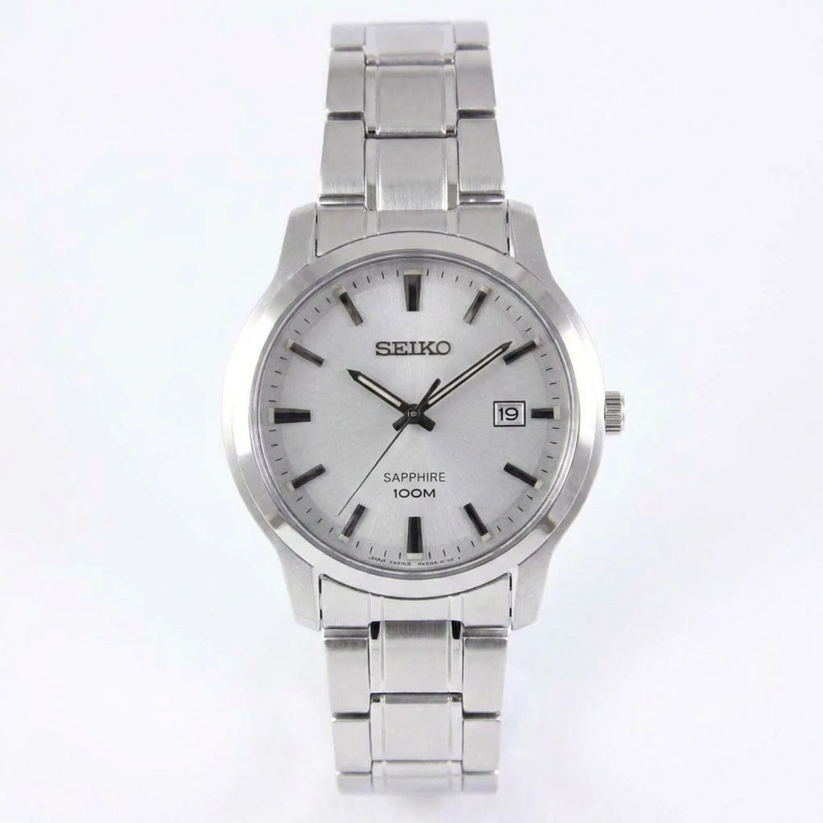 Seiko Neo Classic Stainless Steel Silver Dial Date SGEH39P1