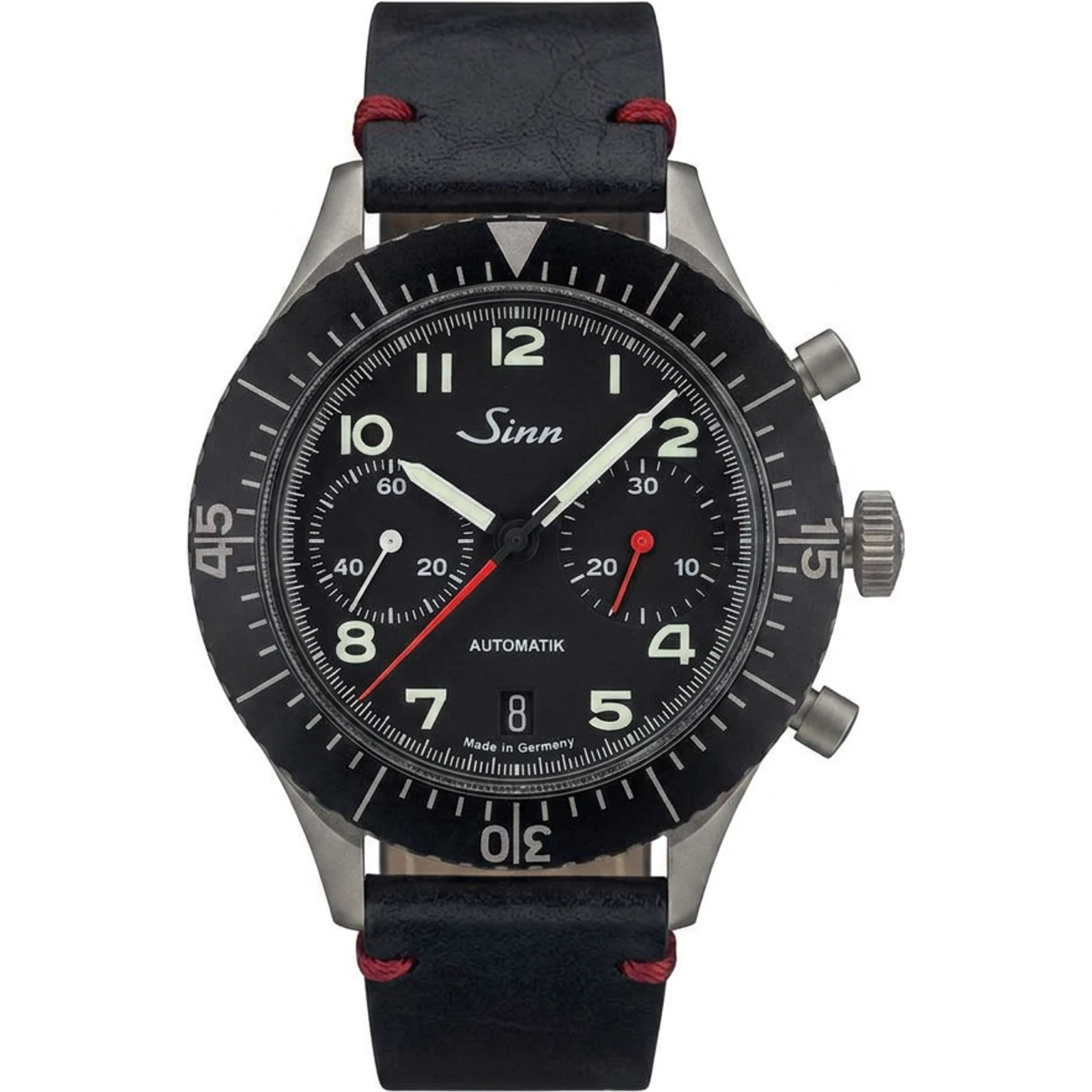 Sinn Bicompax Chronograph 158 43mm Edelstahl Limited 500 B+P 158.010
