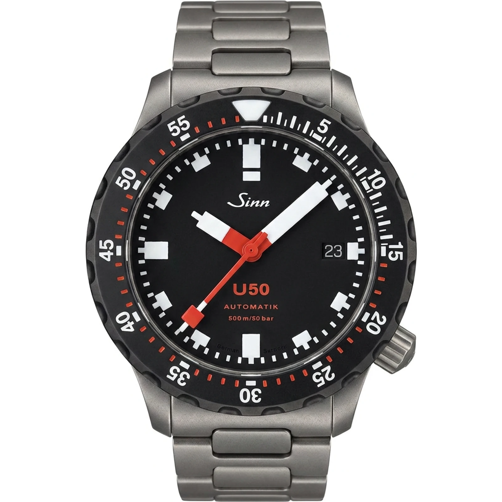 Sinn Taucheruhr U50 SDR mit Tegiment-Option - auf Lager 1050.050